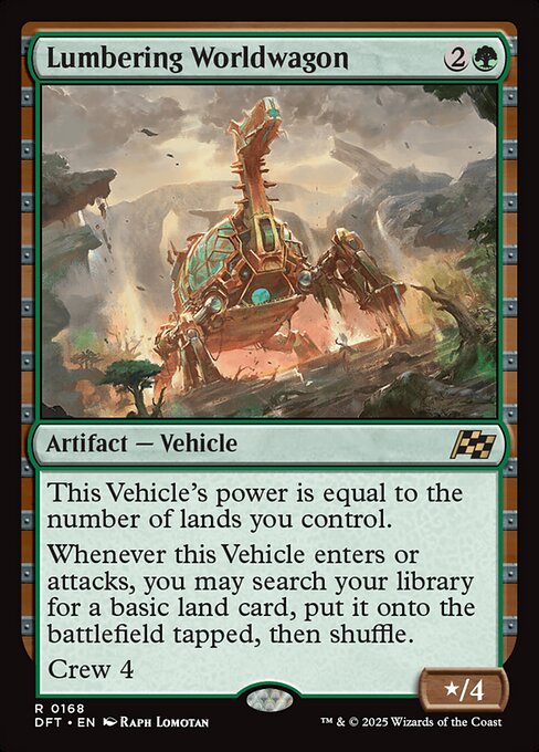 Lumbering Worldwagon (168) [Aetherdrift]