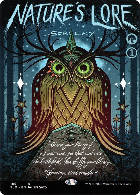Nature's Lore (189) [Secret Lair Drop] [Borderless]