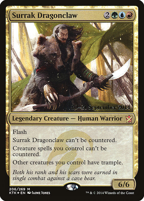 Surrak Dragonclaw (206s) [Khans of Tarkir Promos]