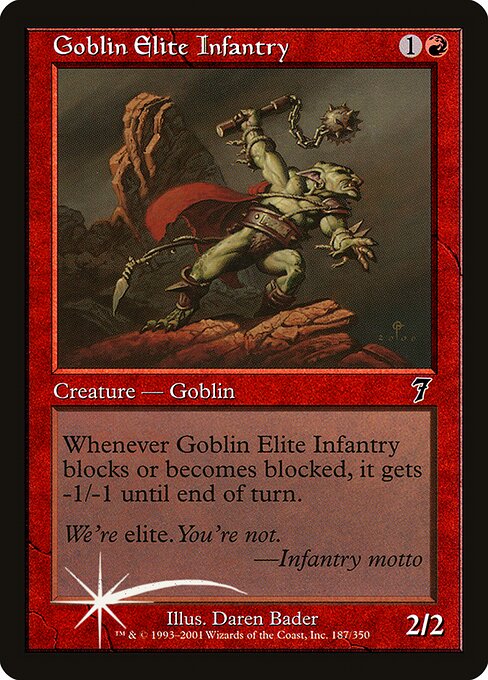 Goblin Elite Infantry (187★) [Seventh Edition]