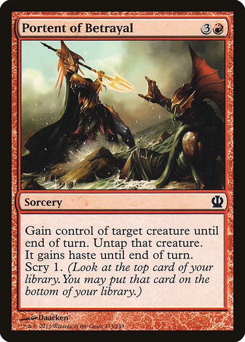 Portent of Betrayal (133) [Theros]