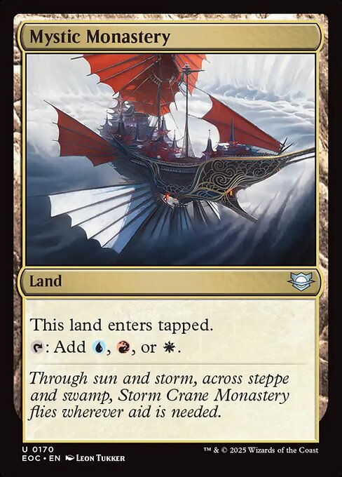 Mystic Monastery (170) [Edge of Eternities Commander]
