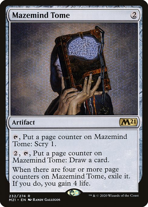 Mazemind Tome (232) [Core Set 2021]