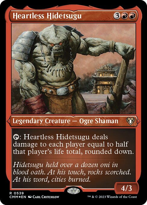 Heartless Hidetsugu (539) [Commander Masters]