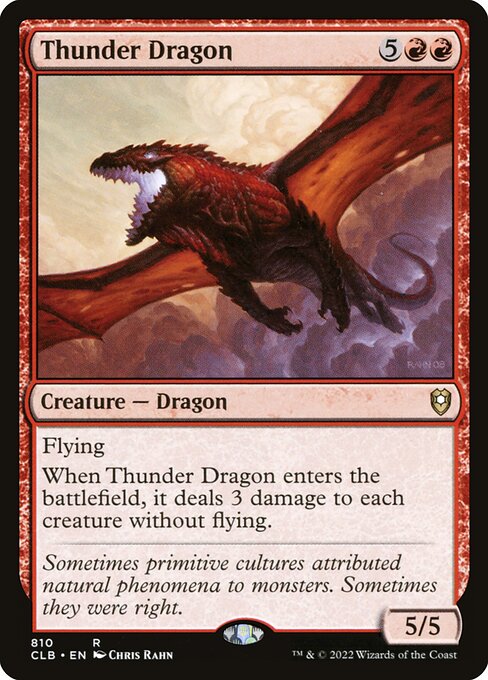 Thunder Dragon (810) [Commander Legends: Battle for Baldur's Gate]