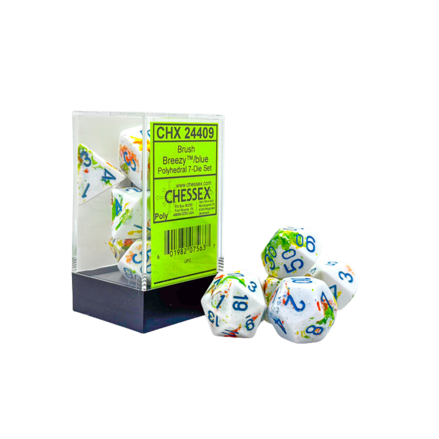 CHX24409 Brush 7-Die Set Polyhedral Breezy/Blue
