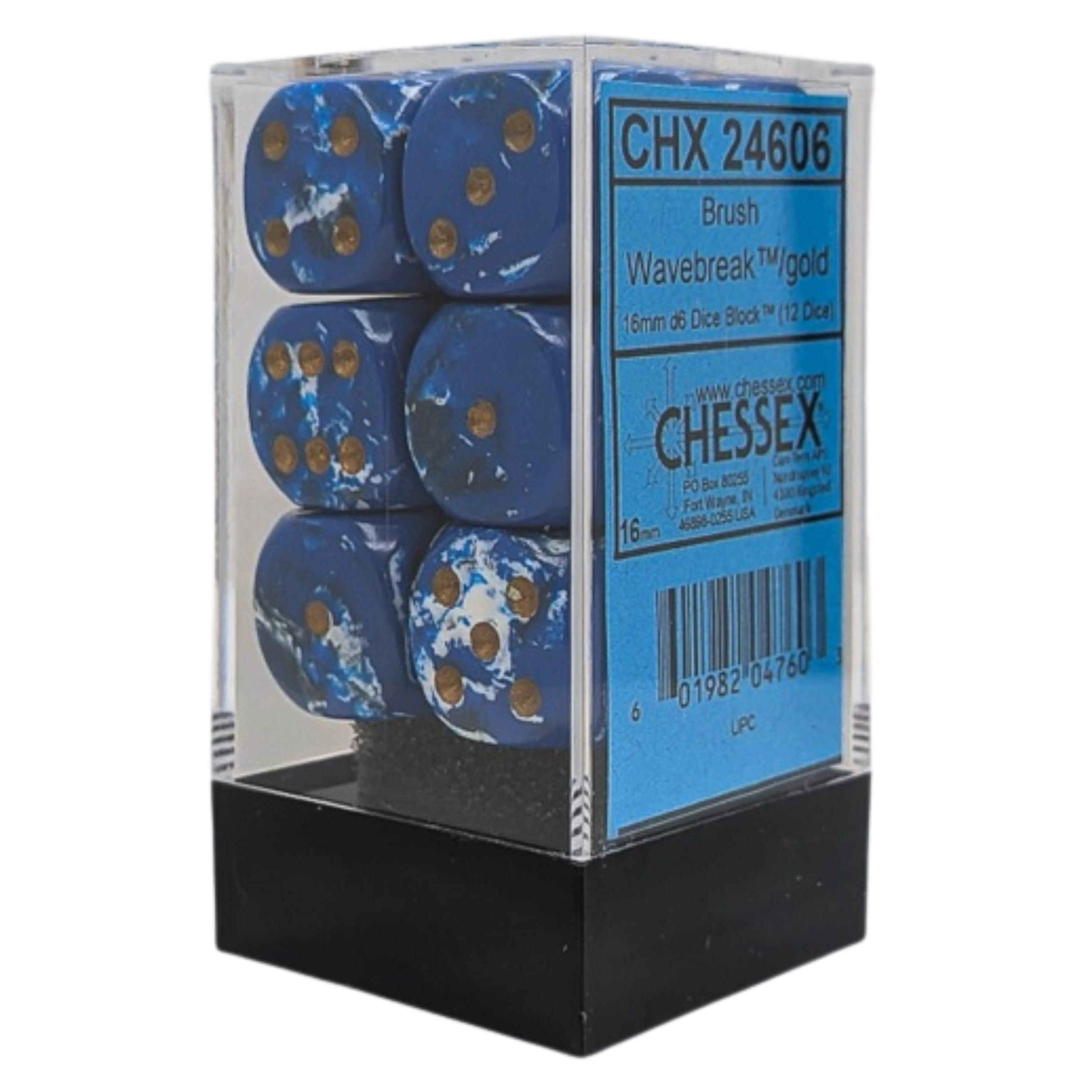 CHX24606 Brush 12D6 Polyhedral Wavebreak/Gold