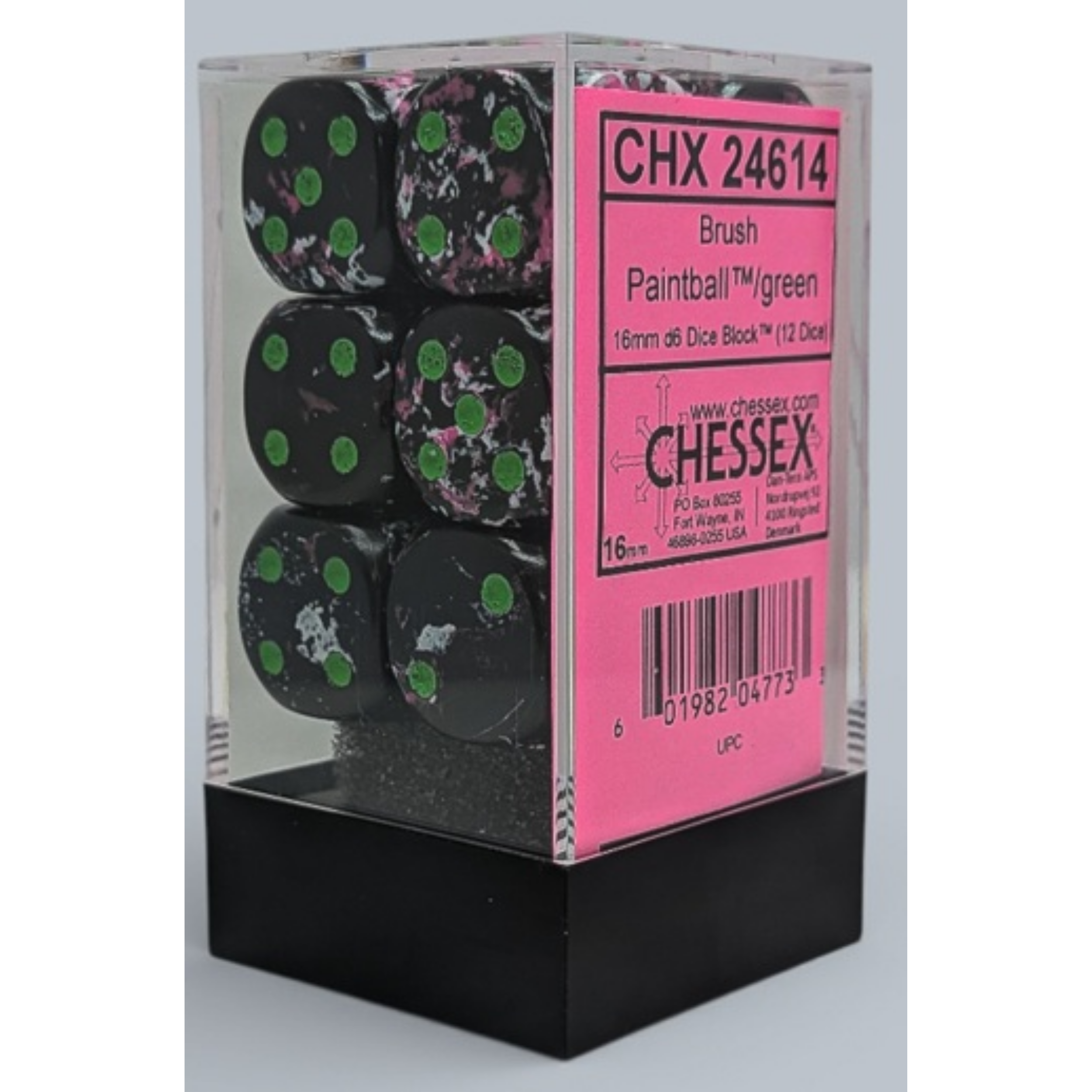 CHX24614 Brush 12D6 Polyhedral Paintball/Green