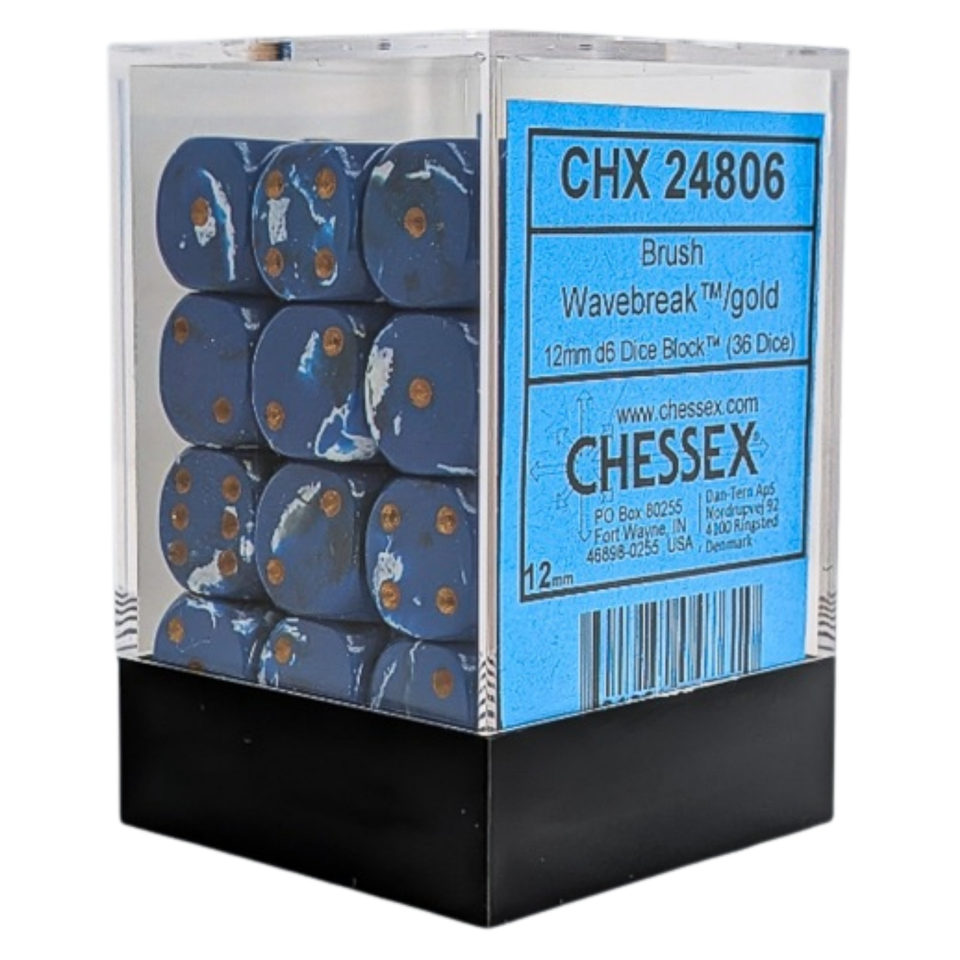 CHX24806 Brush 36D6 Polyhedral Wavebreak/Gold