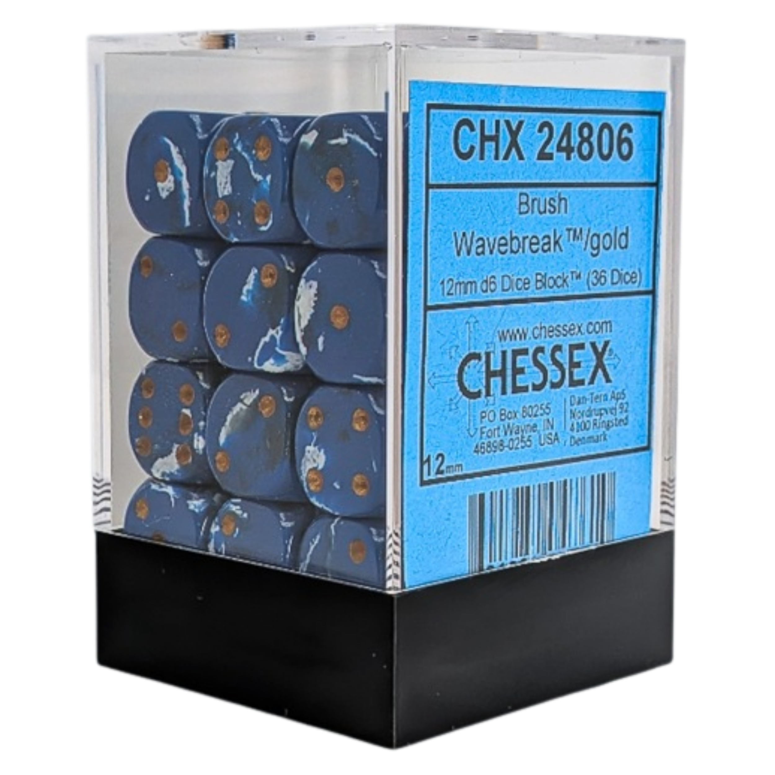 CHX24806 Brush 36D6 Polyhedral Wavebreak/Gold