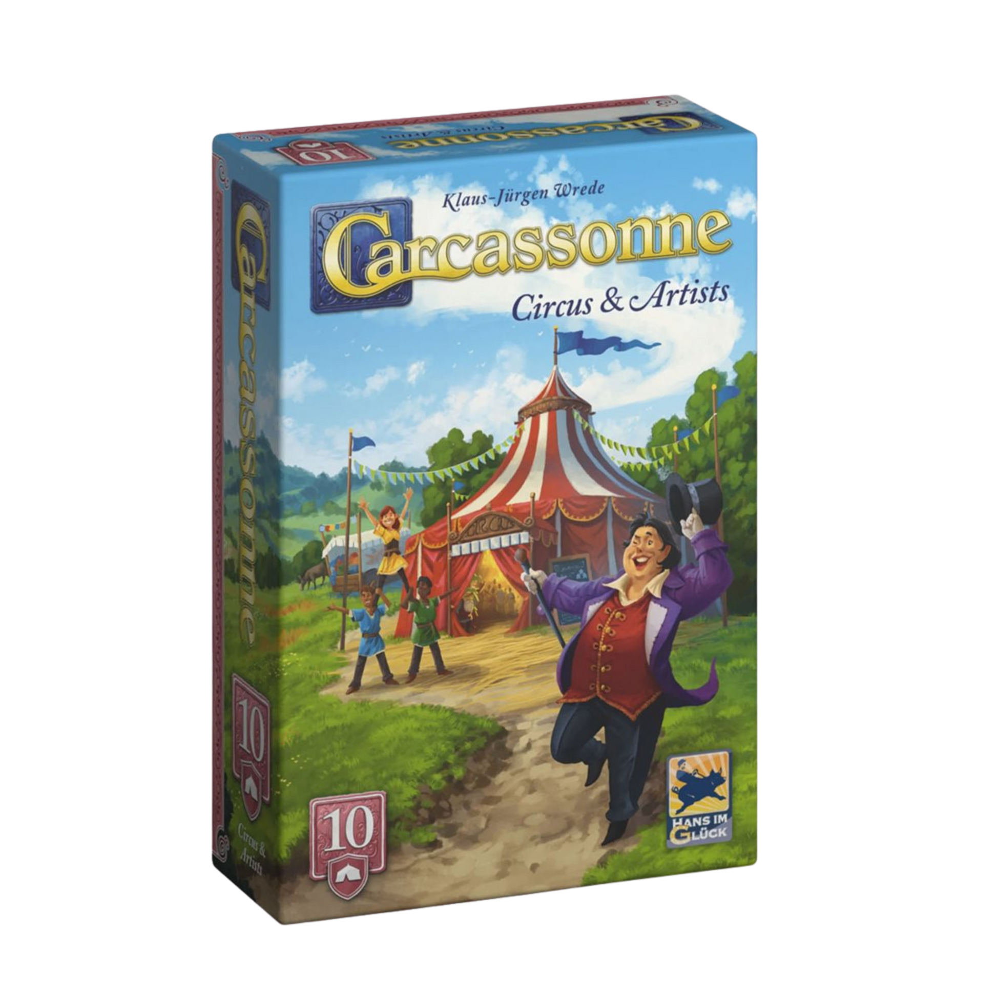 Carcassonne Exp 10: Circus and Artists (2025 Refresh)