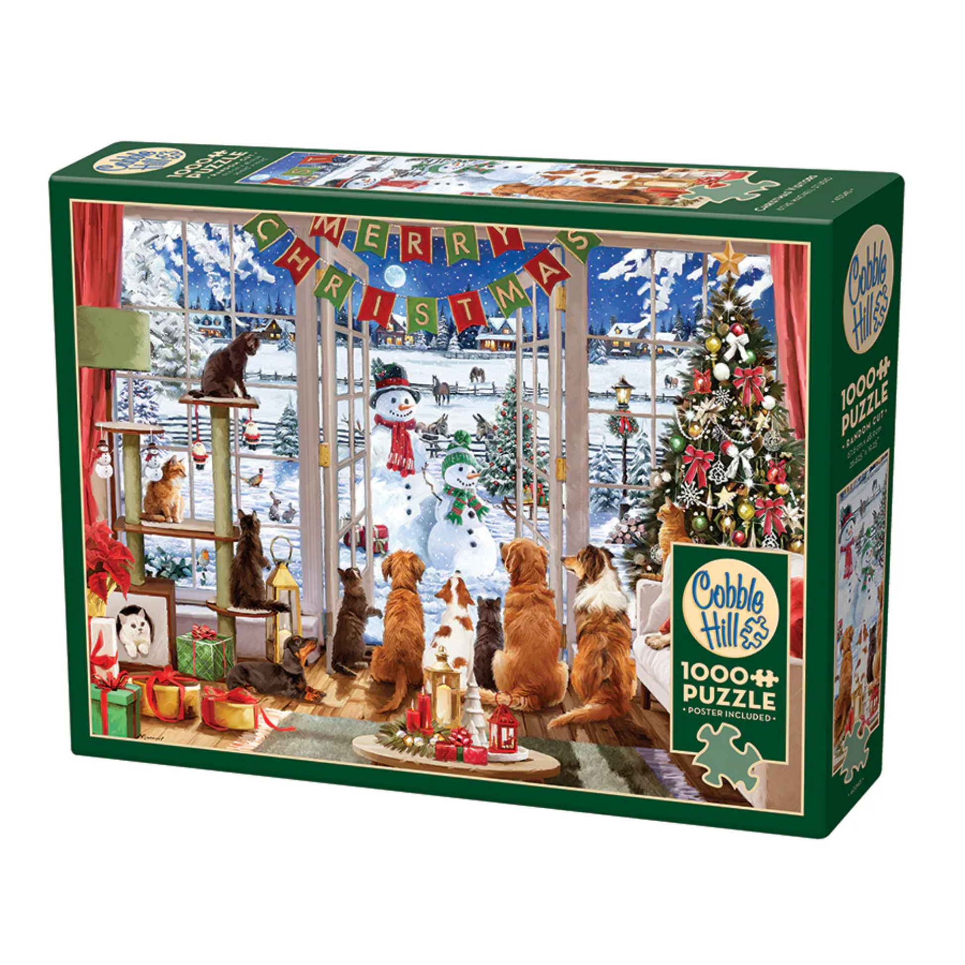 Christmas Visitors 1000 Piece Cobble Hill Puzzle