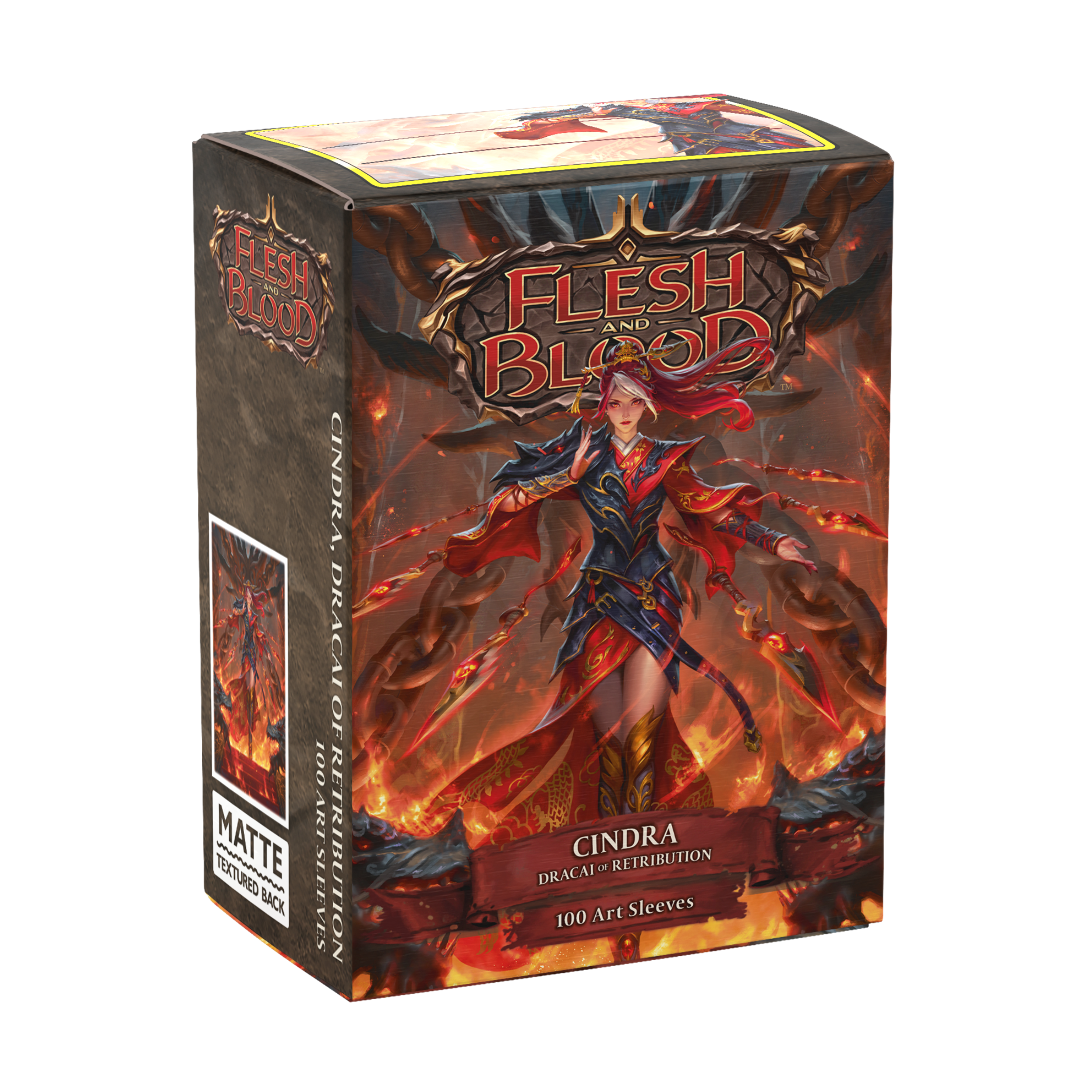 Cindra Flesh and Blood Dragonshield Sleeves