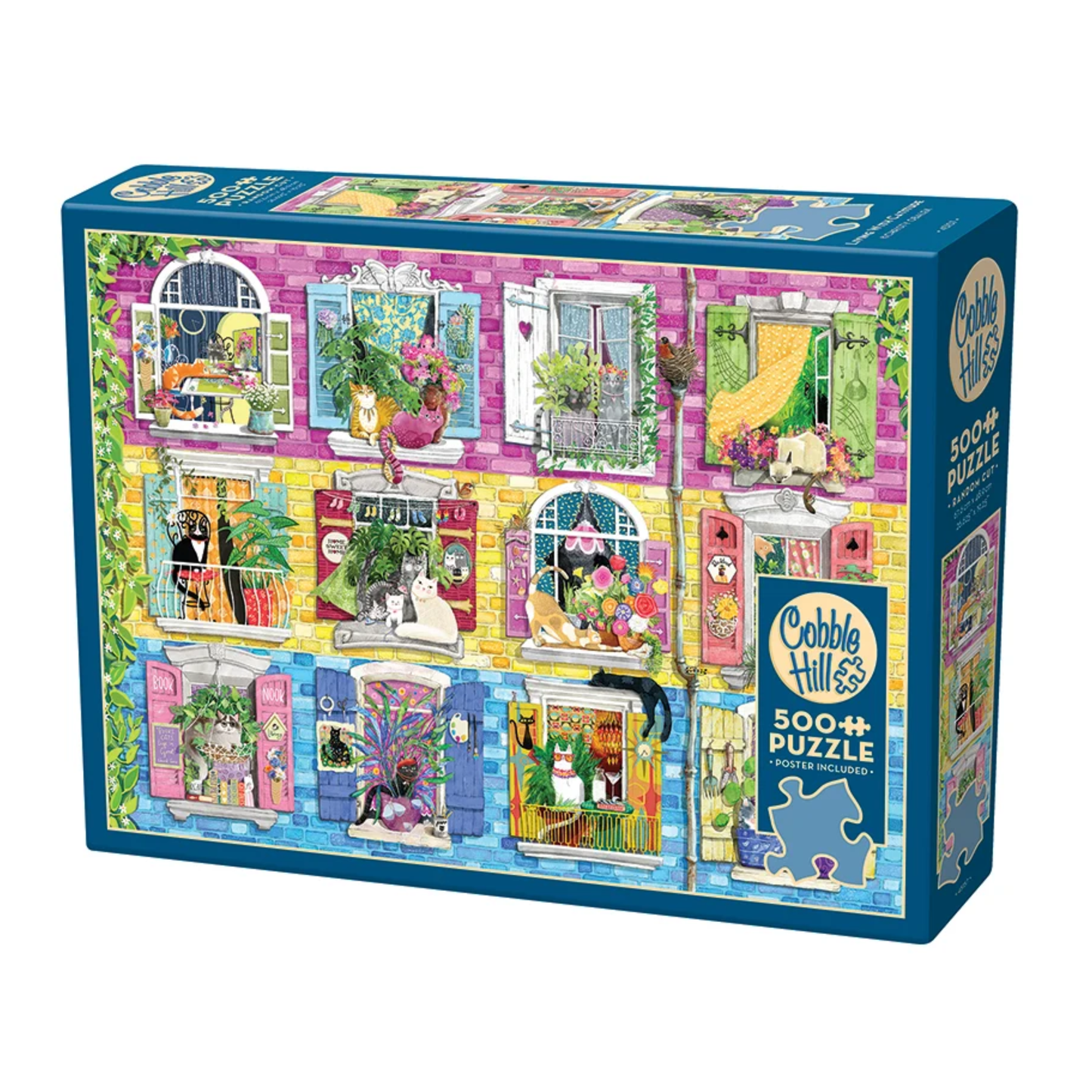 Cobble Hill: Living With Catitude 500 piece Puzzle