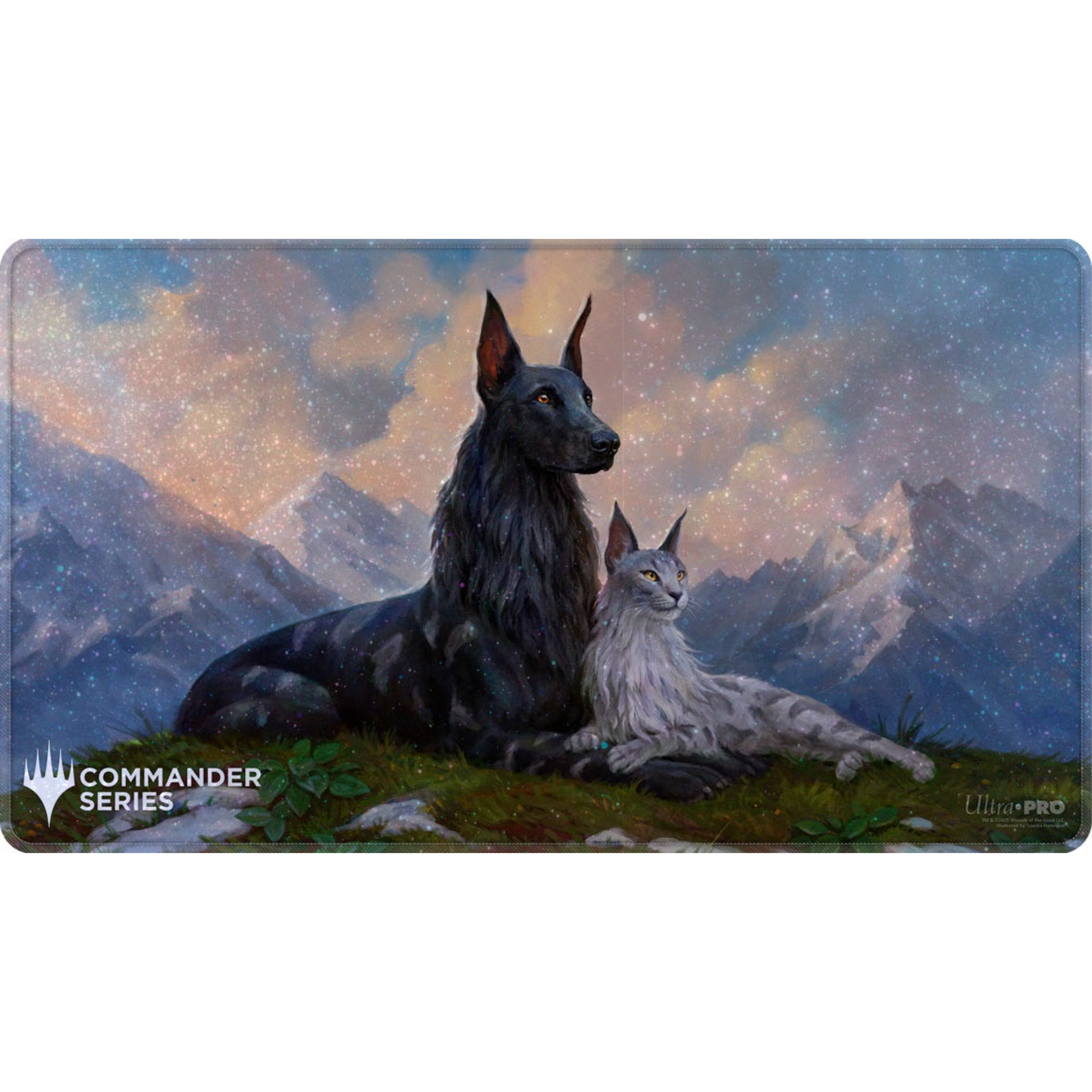 Commander Series Rin and Seri Holofoil Stitched Playmat