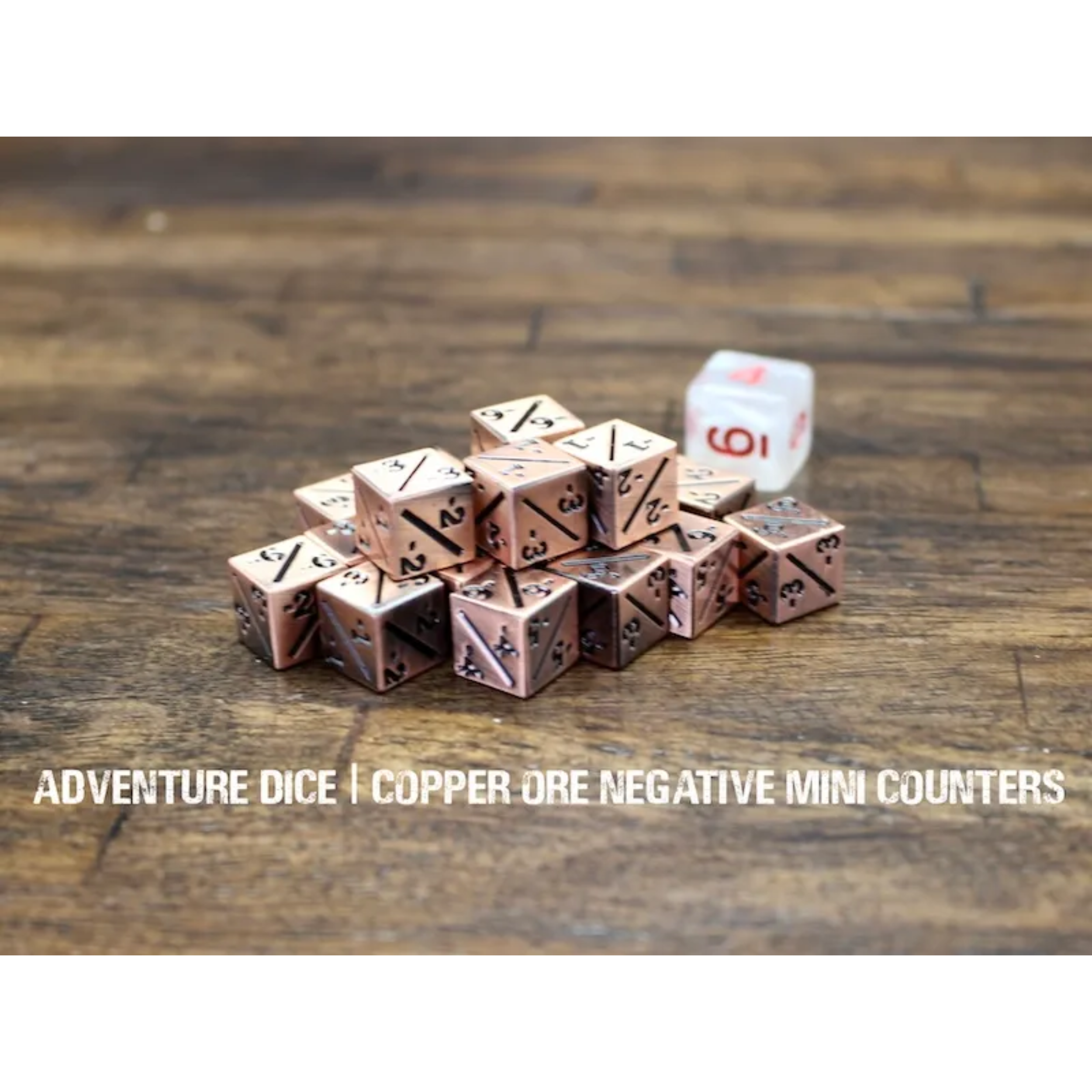 Copper Ore Negative Premium D6 Counters