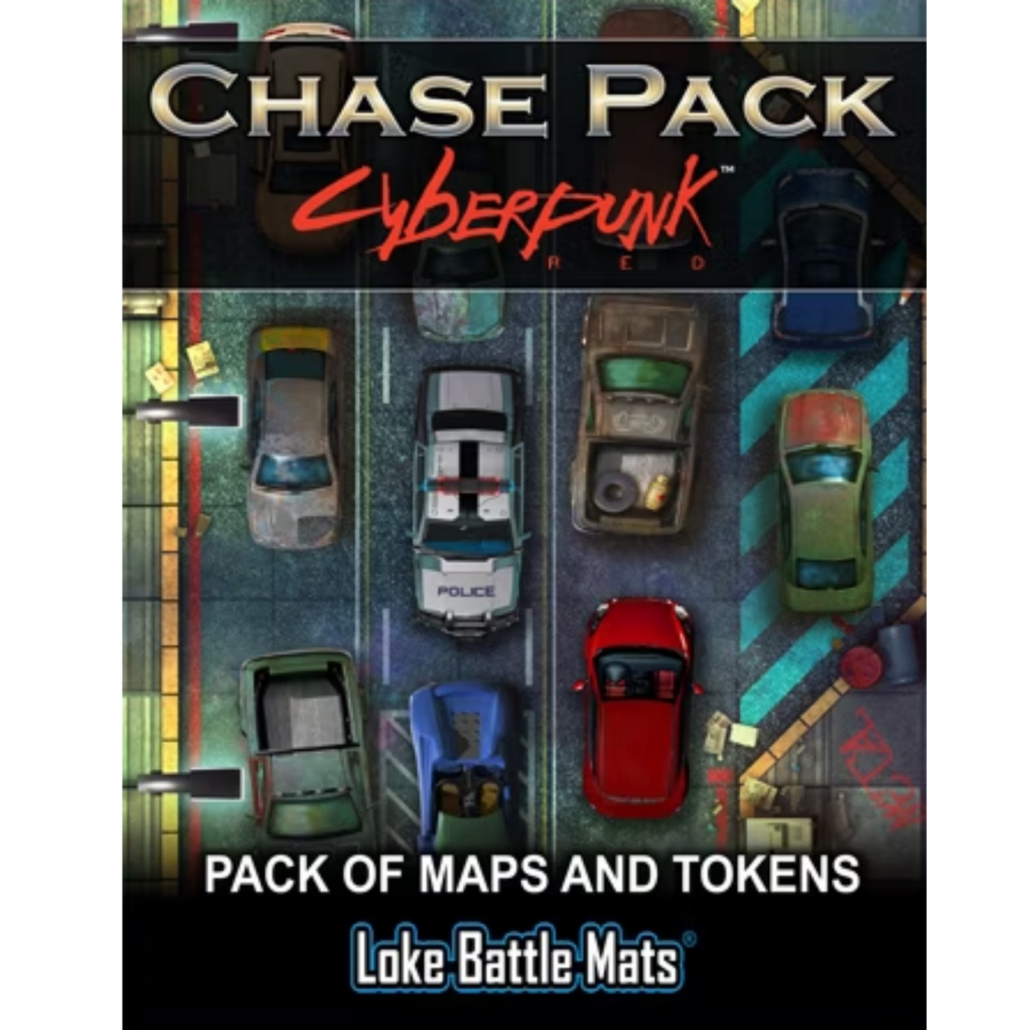 Cyberpunk Red Chase Pack Tokens