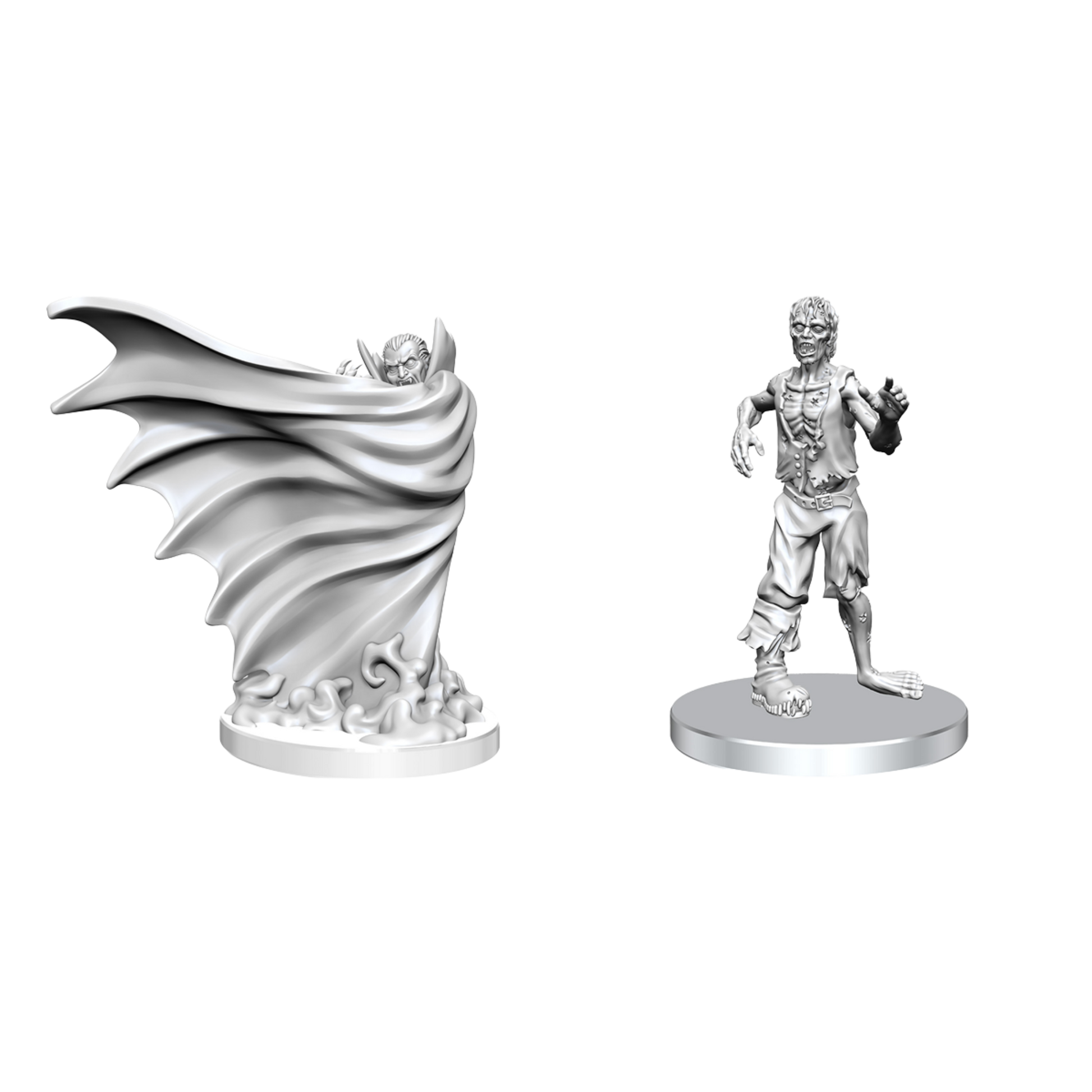 D&D Nolzur's Marvelous Miniatures Classic Vampire & Classic Zombie Unpainted Miniatures Wave 28