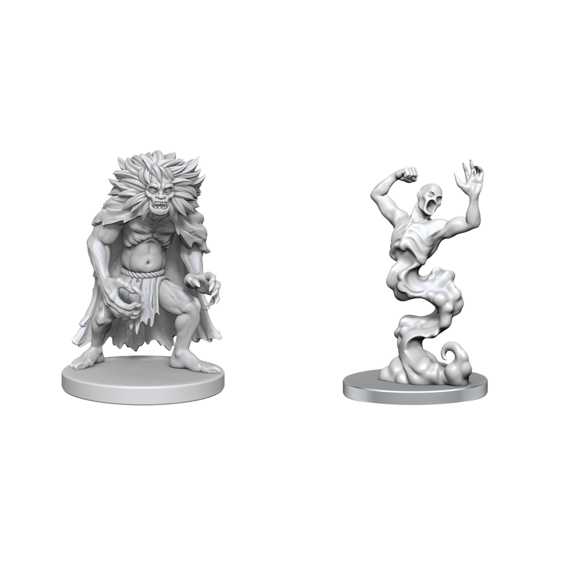 D&D Nolzur's Marvelous Miniatures Classic Wight & Classic Wraith Unpainted Miniatures Wave 28