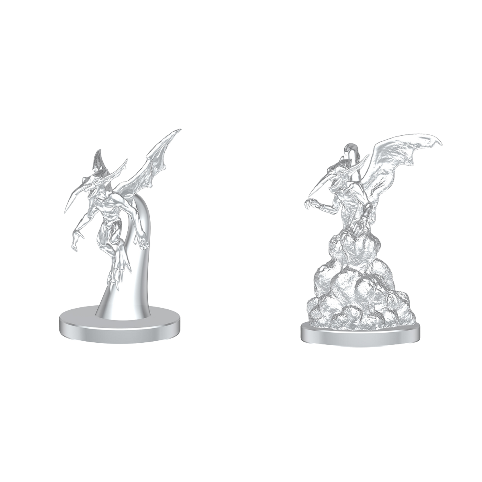 D&D Nolzur's Marvelous Miniatures Ice Mephit & Dust Mephit Unpainted Miniatures Wave 28