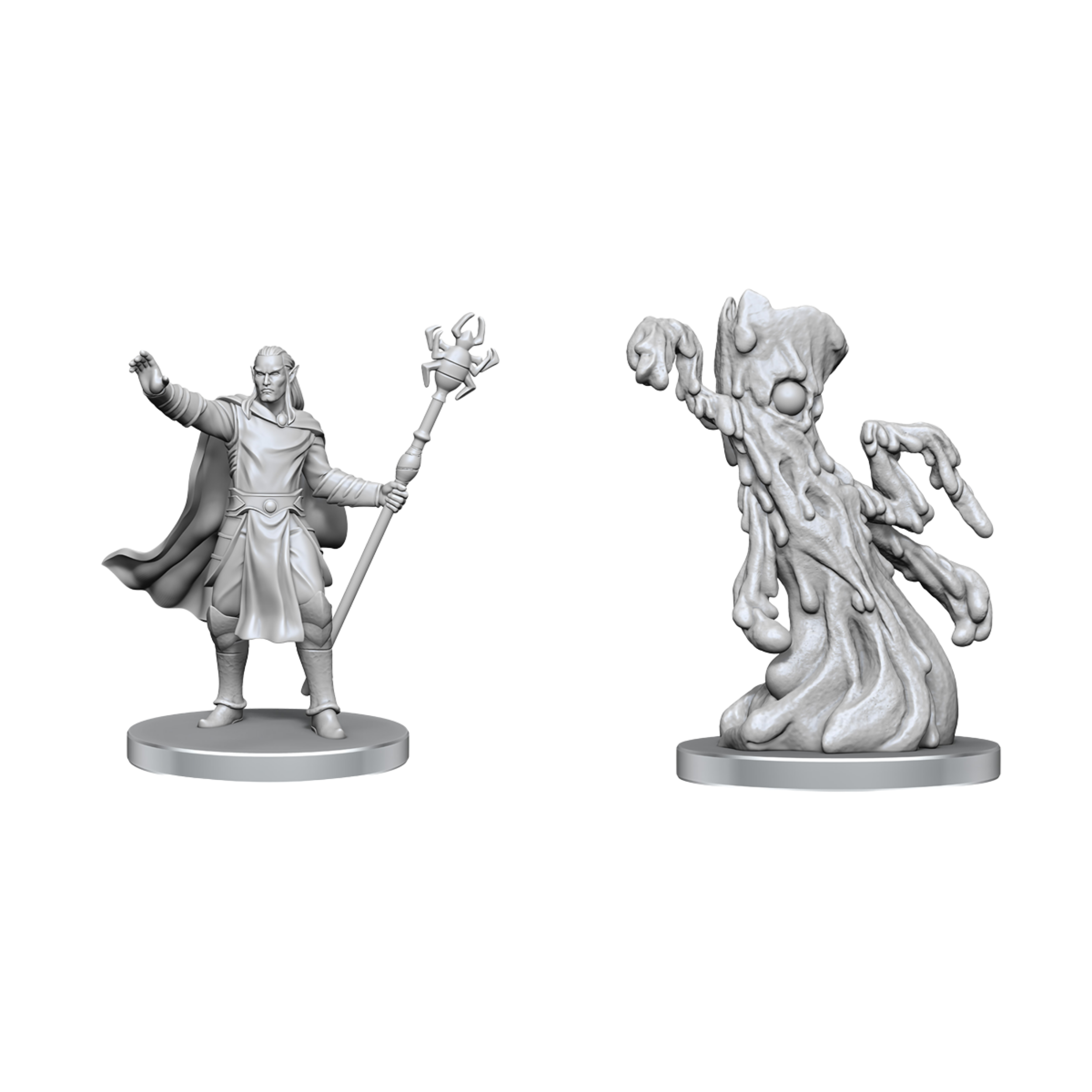 D&D Unpainted Minis: Drow Mage & Yochlol