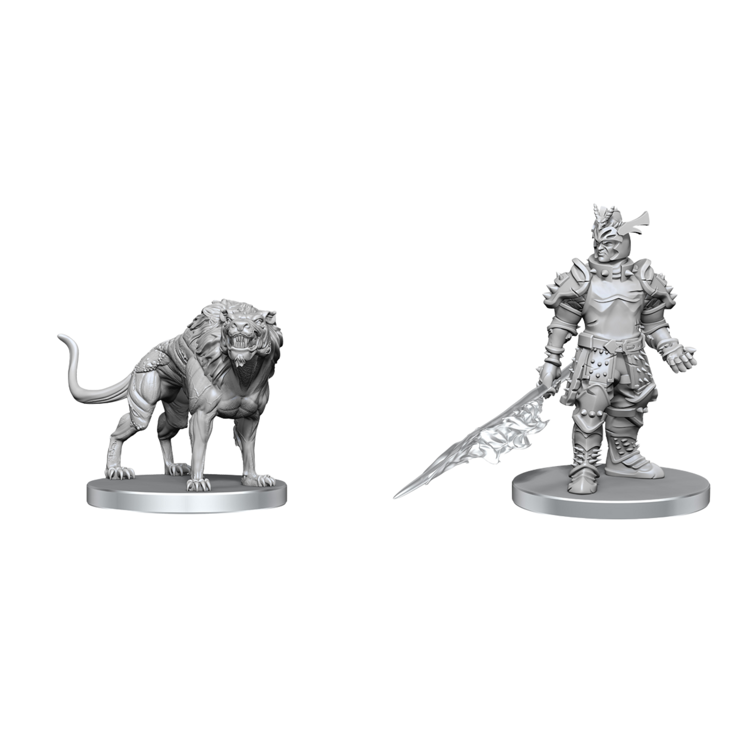 D&D Unpainted Minis: Hell Hound & Narzugon