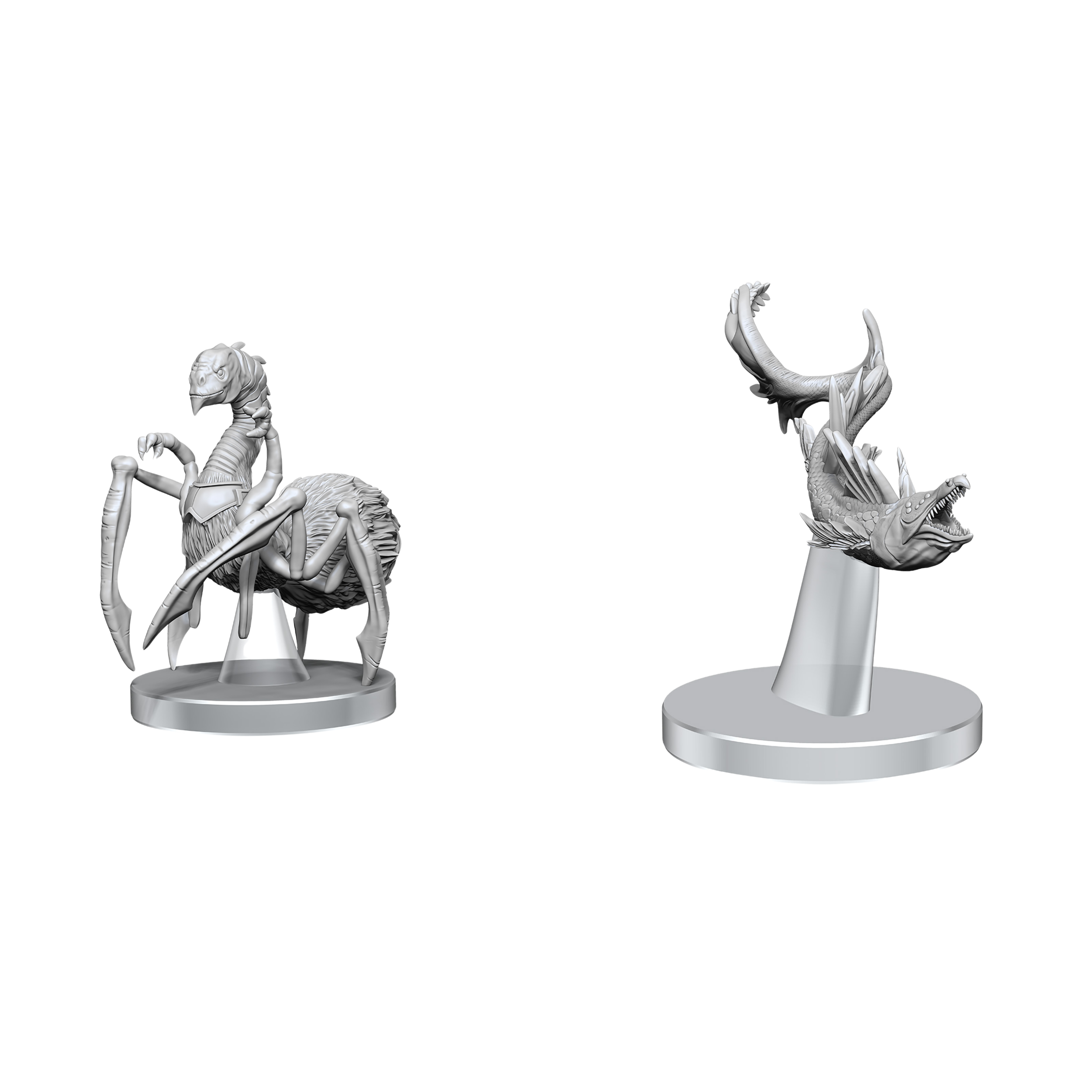 D&D Unpainted Minis: Neogi & Space Eel