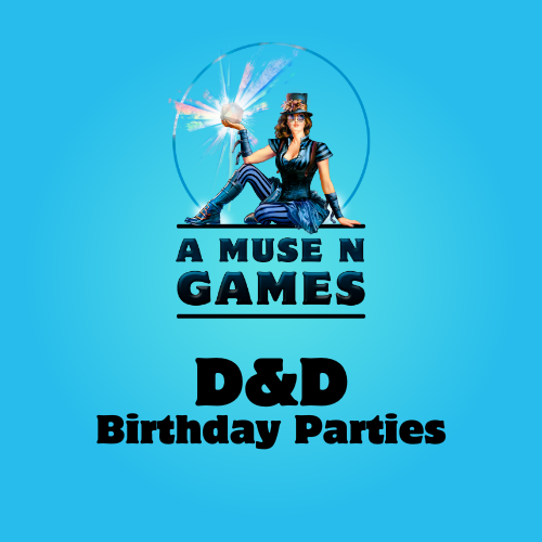 Private Kids D&D Birthday Party - A Muse N Games