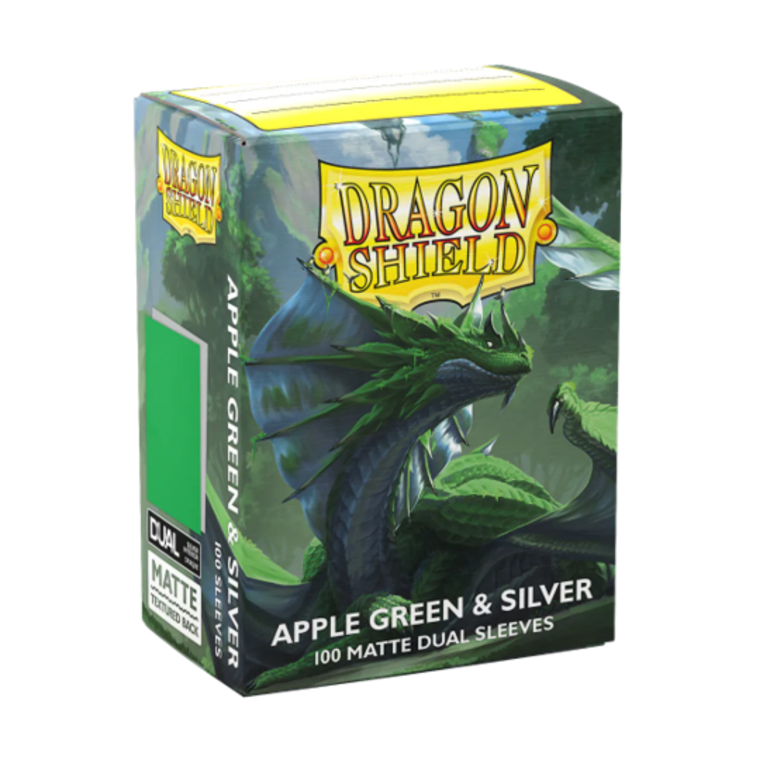 Dragon Shield Dual Matte Apple Green and Silver