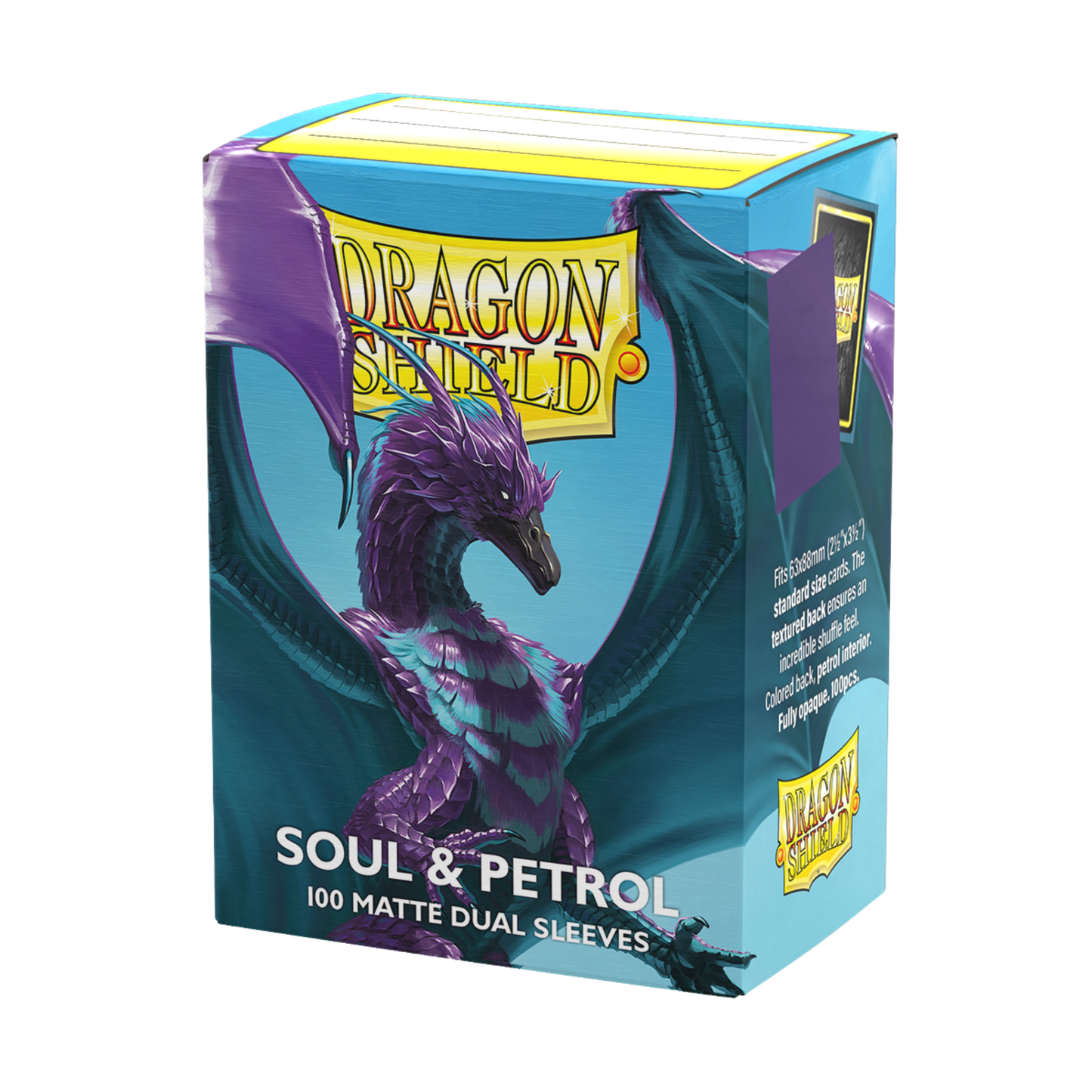 Dragon Shield Dual Matte Sleeves 100ct: Soul and Petrol