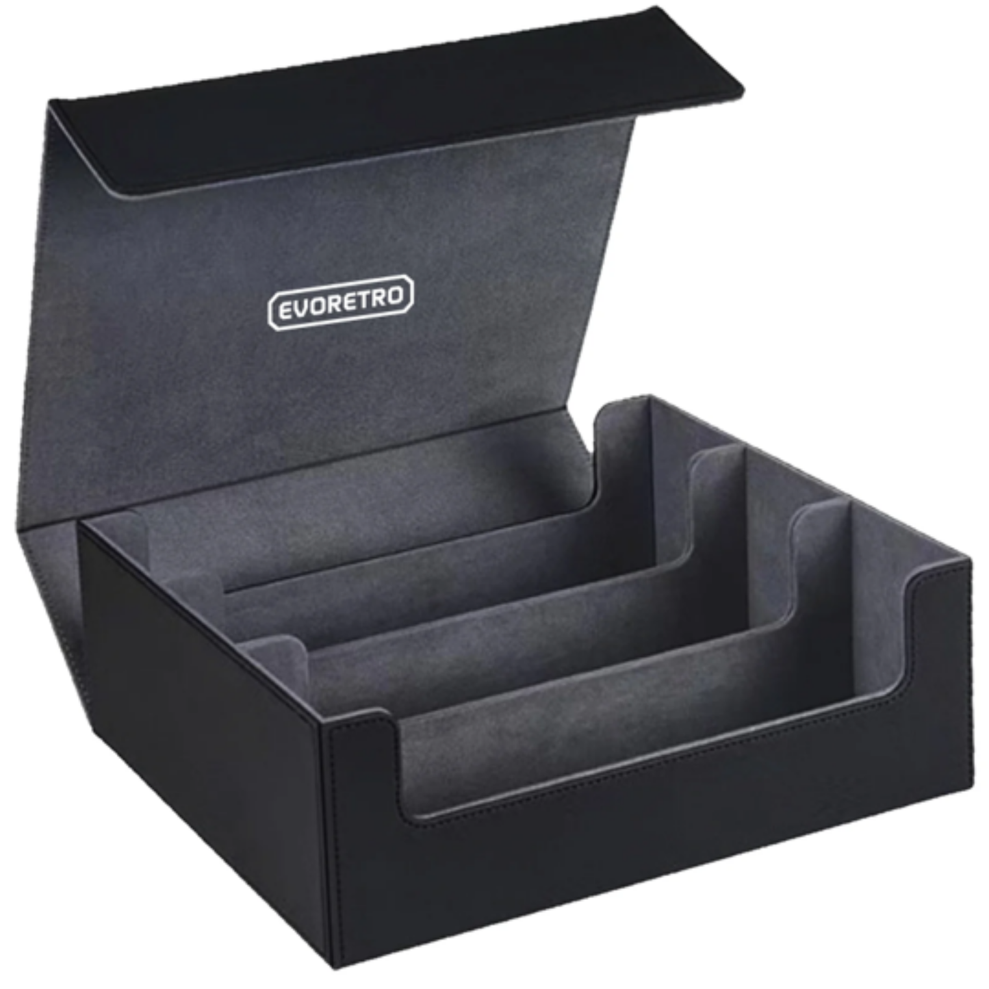 Evoretro Magnetic Card Deck Storage Box 3 Rows