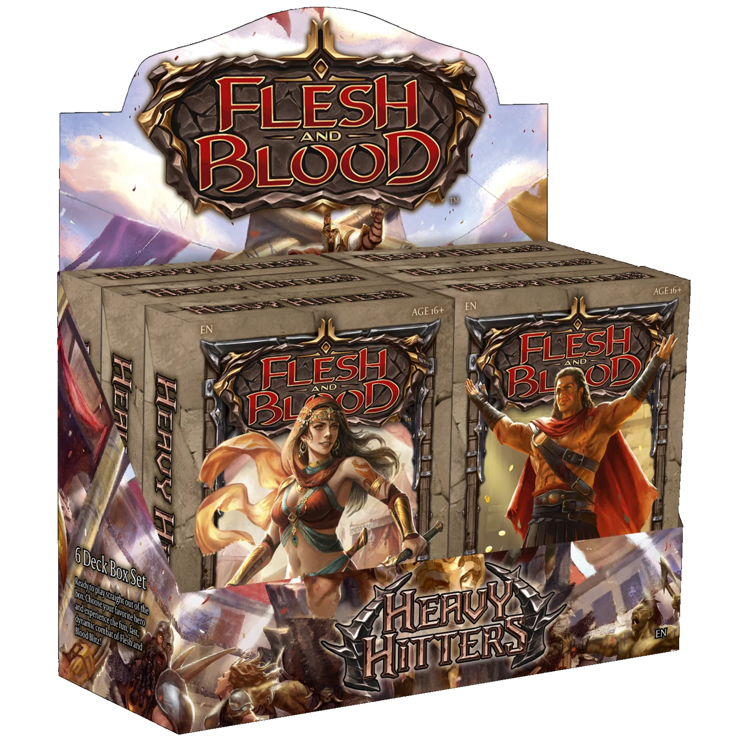 Flesh and Blood Heavy Hitters Set of 6 Blitz Decks