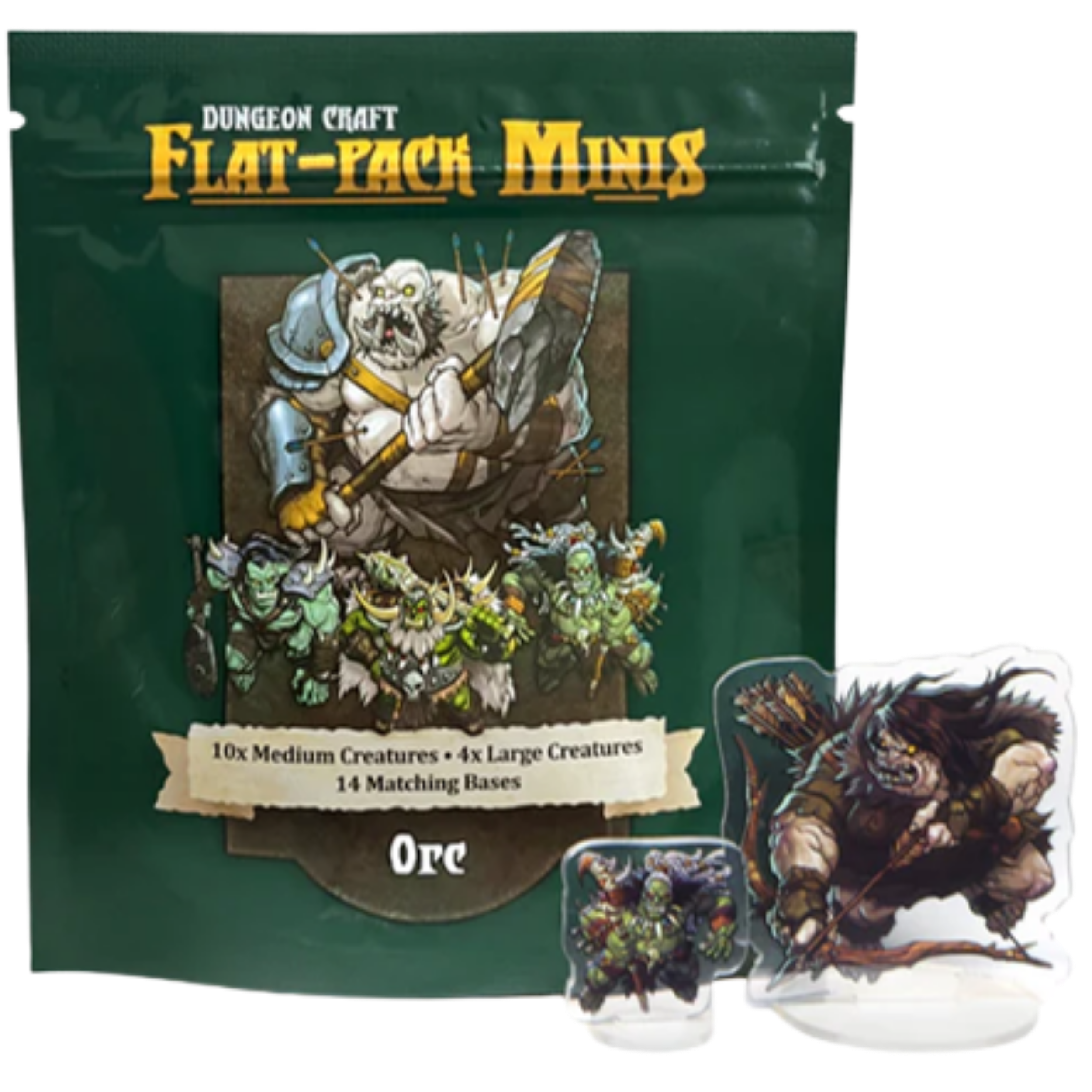Flat Pack Miniatures Orc Party Set