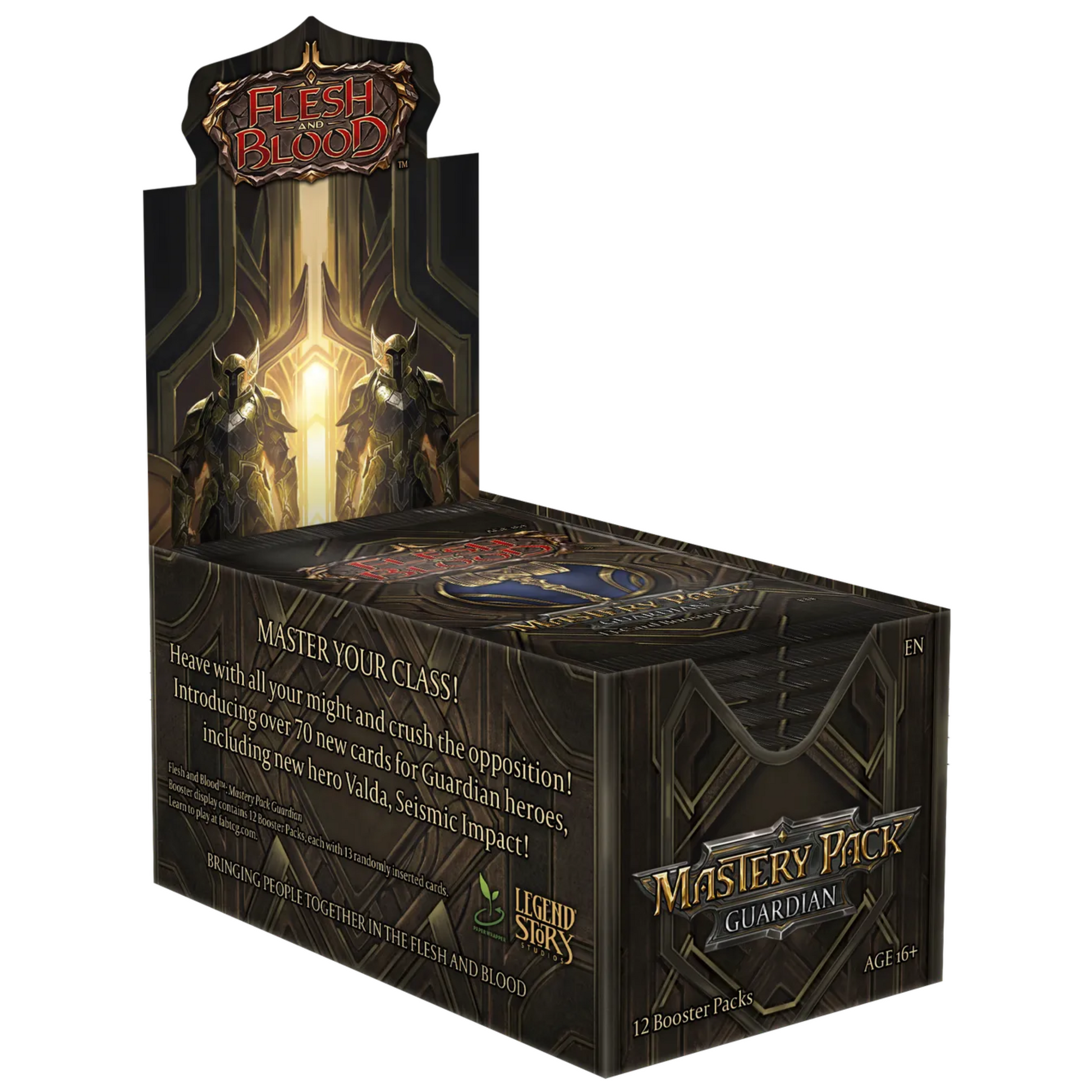 Flesh and Blood Mastery Pack Guardian Booster Display