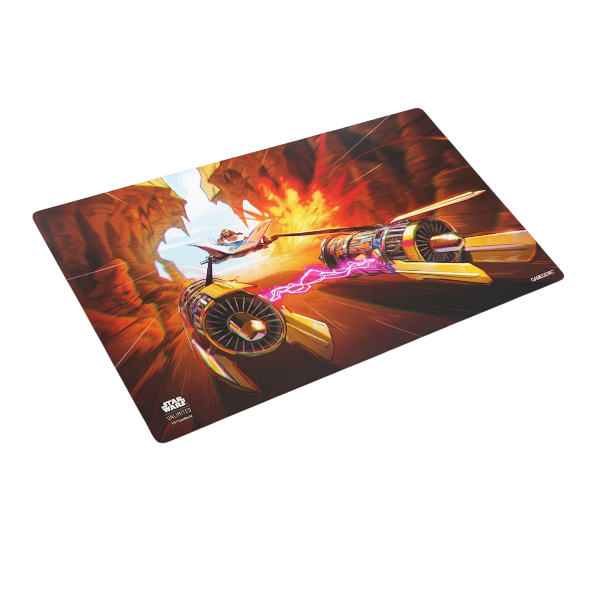 Gamegenic Playmat: Star Wars: Unlimited - A Lawless Time: Anakin's Podracer