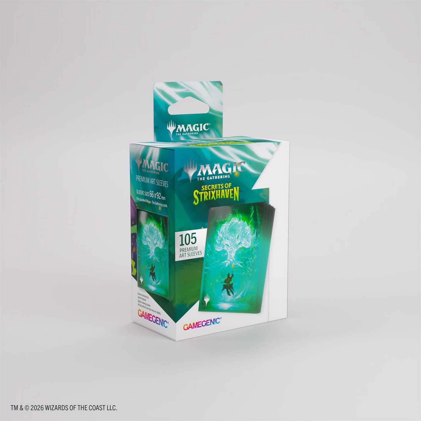 Gamegenic Secrets of Strixhaven Art Sleeves: Forest