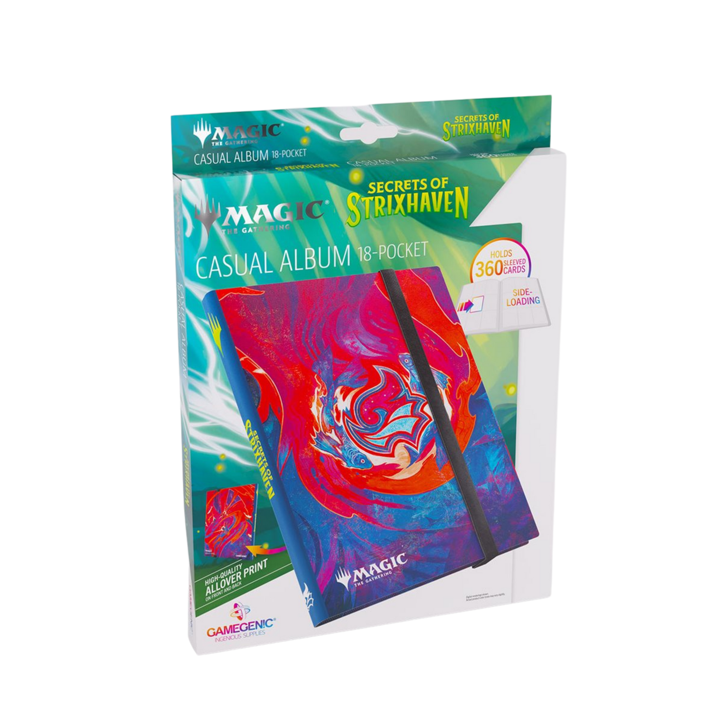 Gamegenic Secrets of Strixhaven Prismari 18 Pocket Album Binder