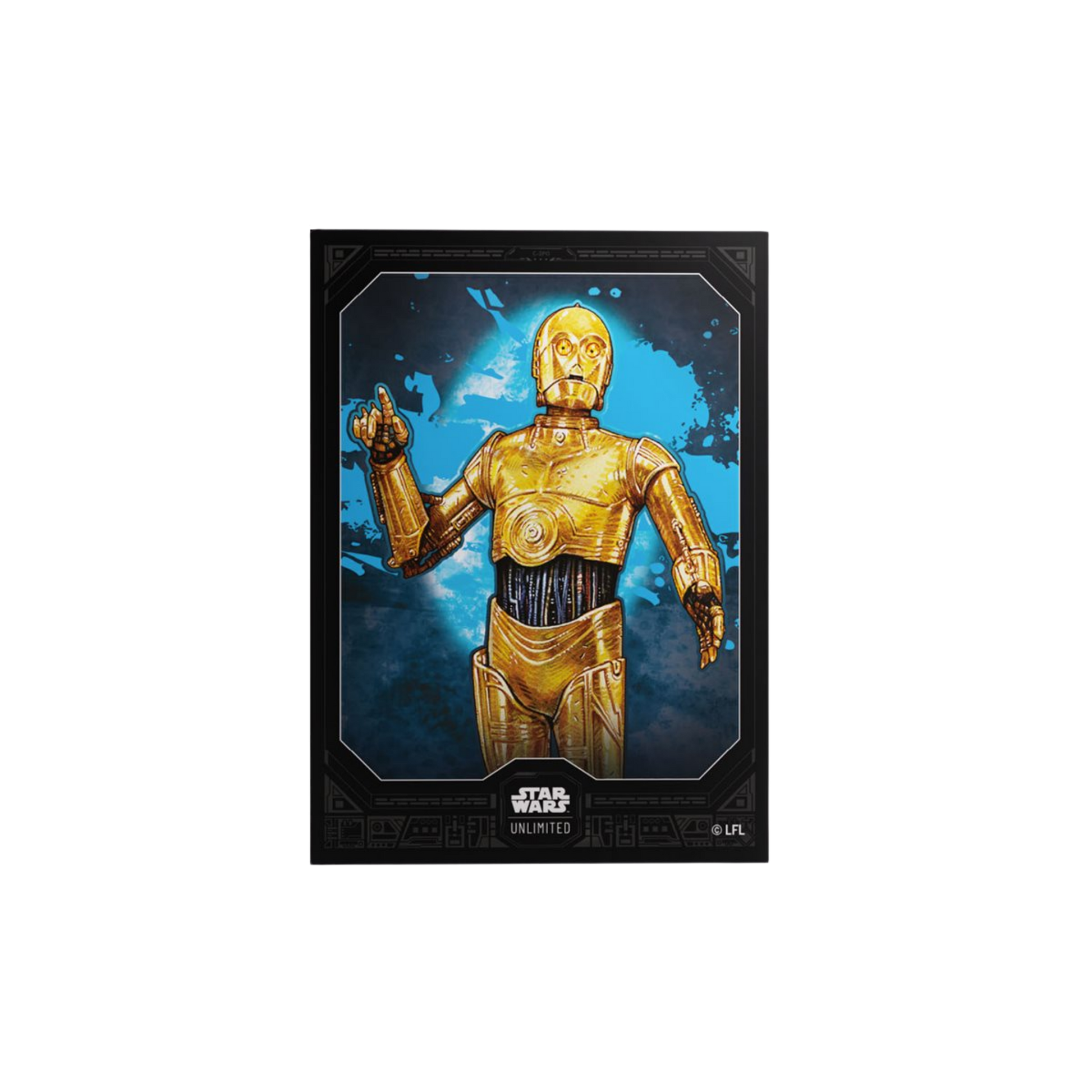 Gamegenic Sleeves: Star Wars: Unlimited - A Lawless Time: Art Sleeve: C-3PO