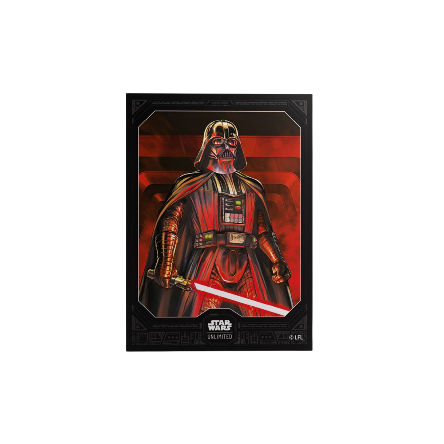 Gamegenic Sleeves: Star Wars: Unlimited - A Lawless Time: Art Sleeve: Darth Vader Unstoppable