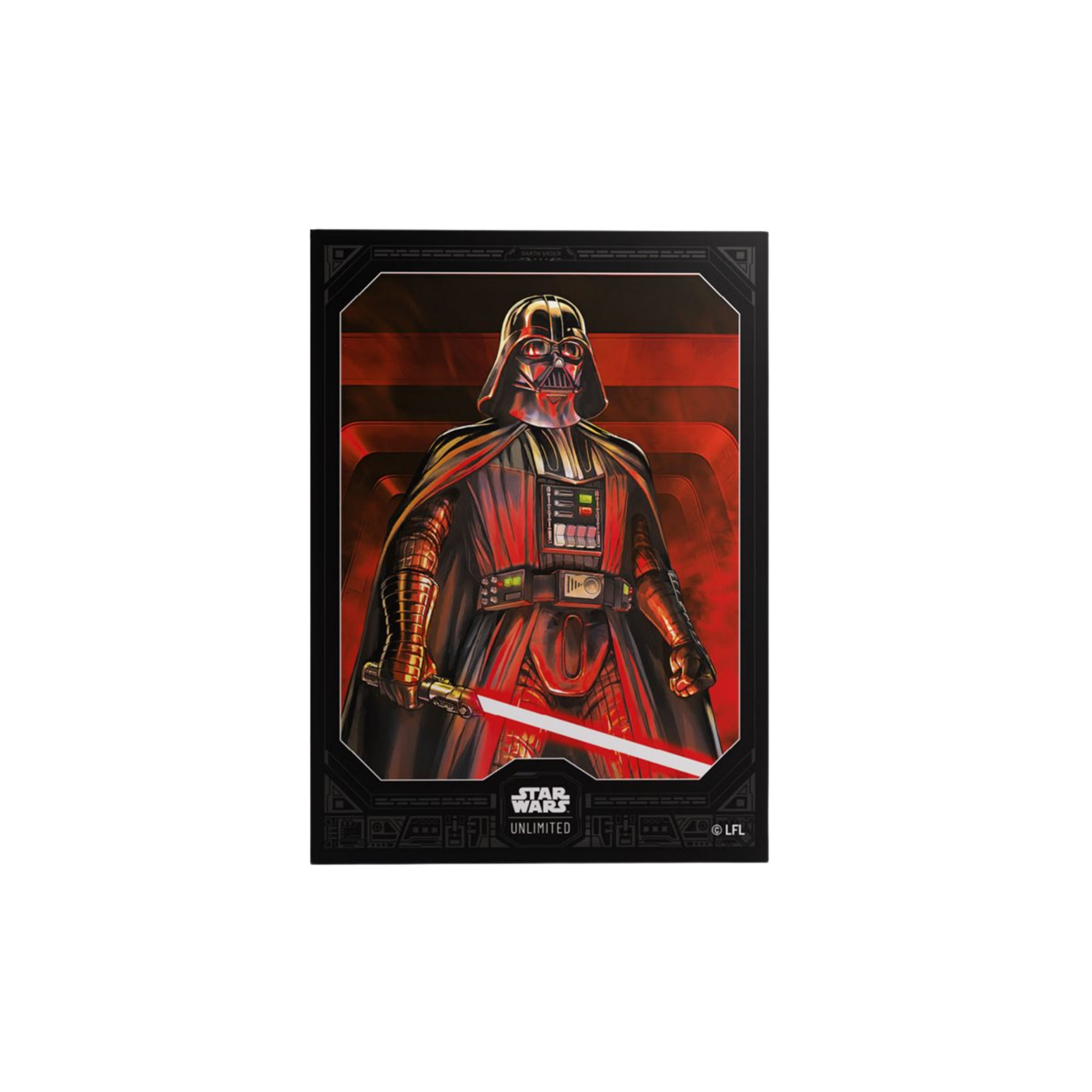Gamegenic Sleeves: Star Wars: Unlimited - A Lawless Time: Art Sleeve: Darth Vader Unstoppable