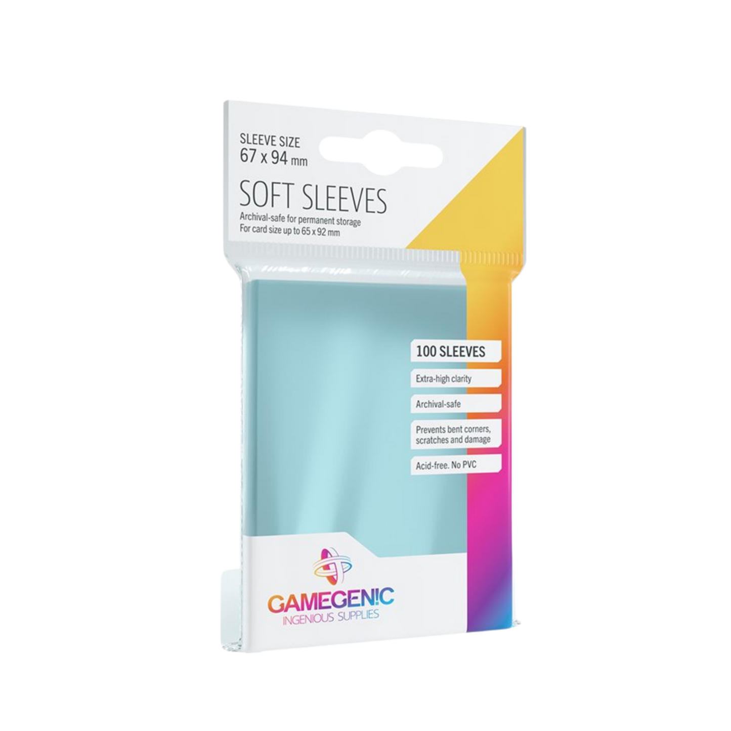 Gamegenic Soft Sleeves 67mm x 94mm 100ct