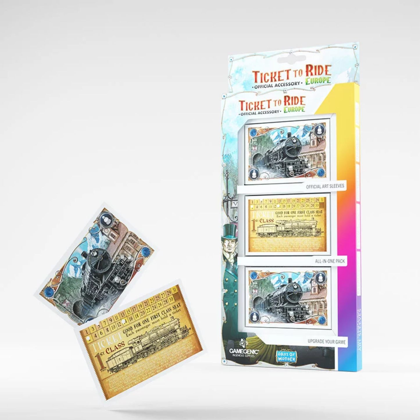 Gamegenic Ticket to Ride Art Sleeves