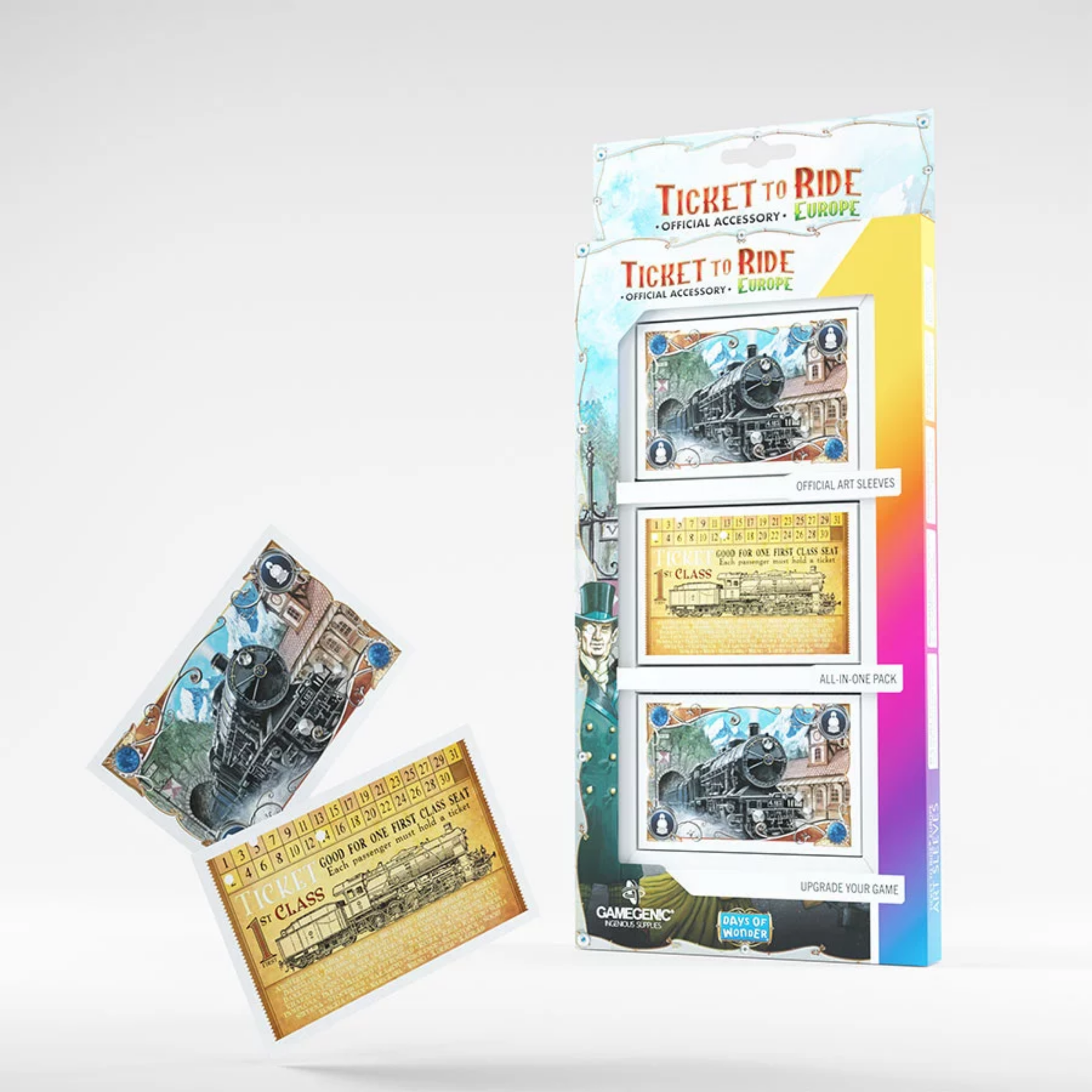 Gamegenic Ticket to Ride Art Sleeves
