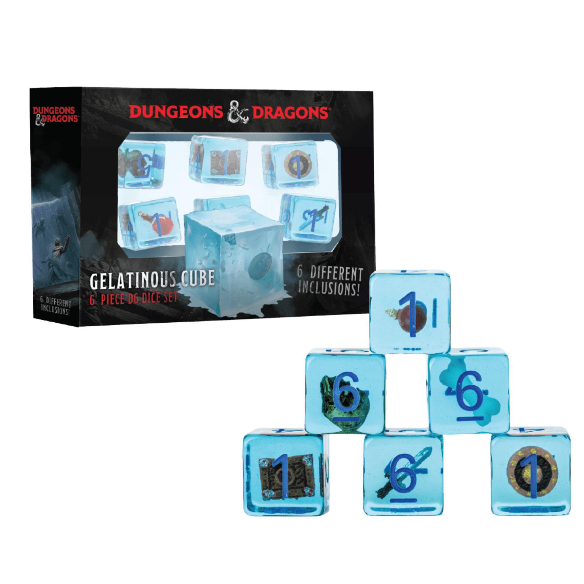 Gelatinous Cube D6 6-Pack