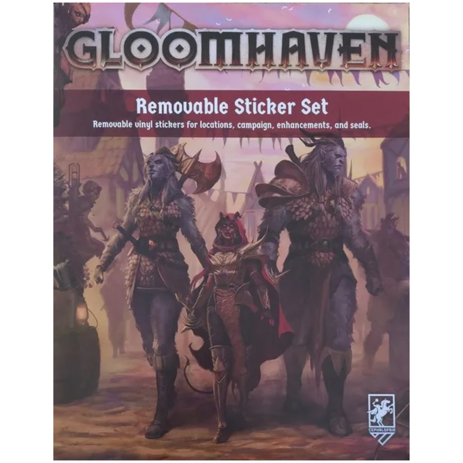 Gloomhaven 2nd edition removable sticker set