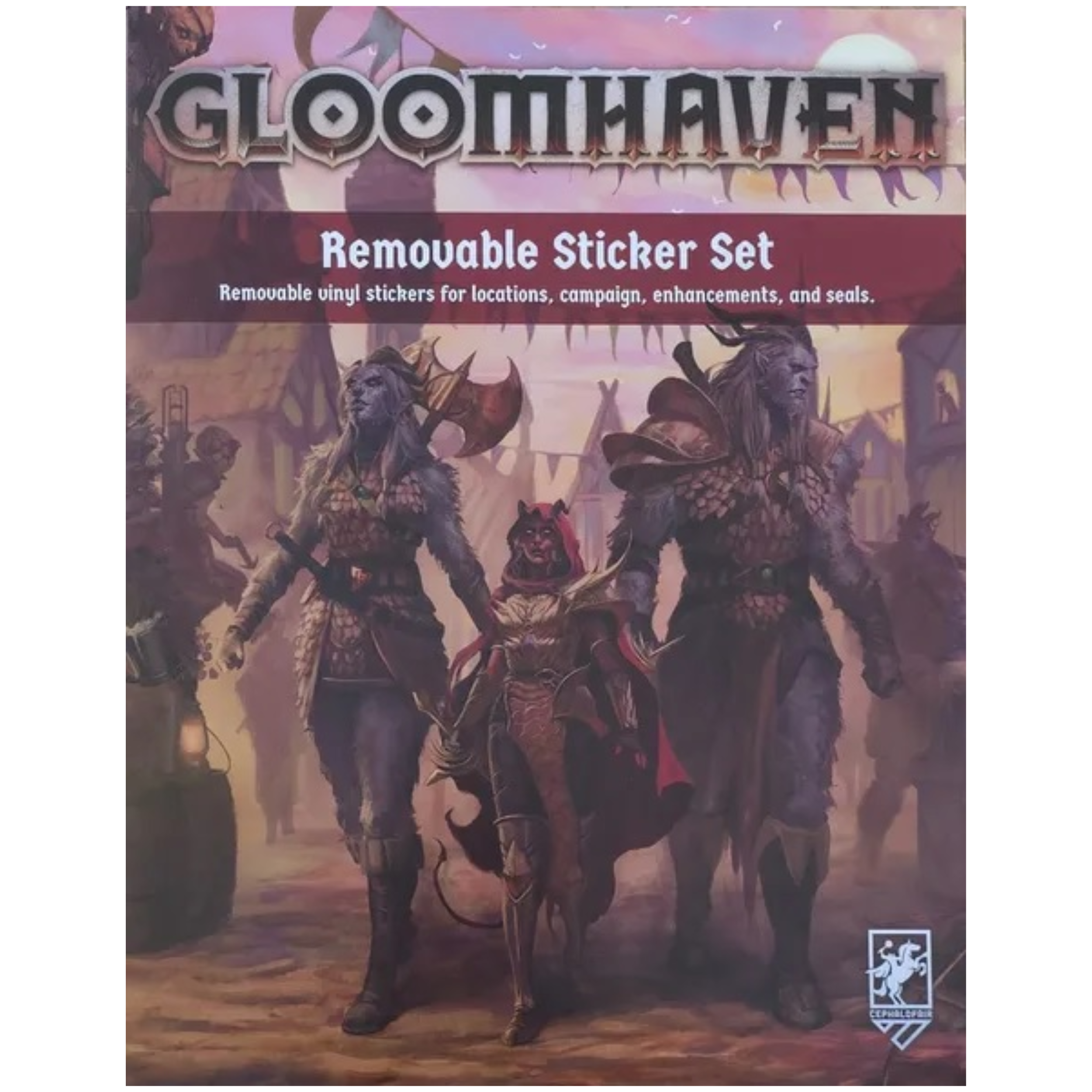 Gloomhaven 2nd edition removable sticker set