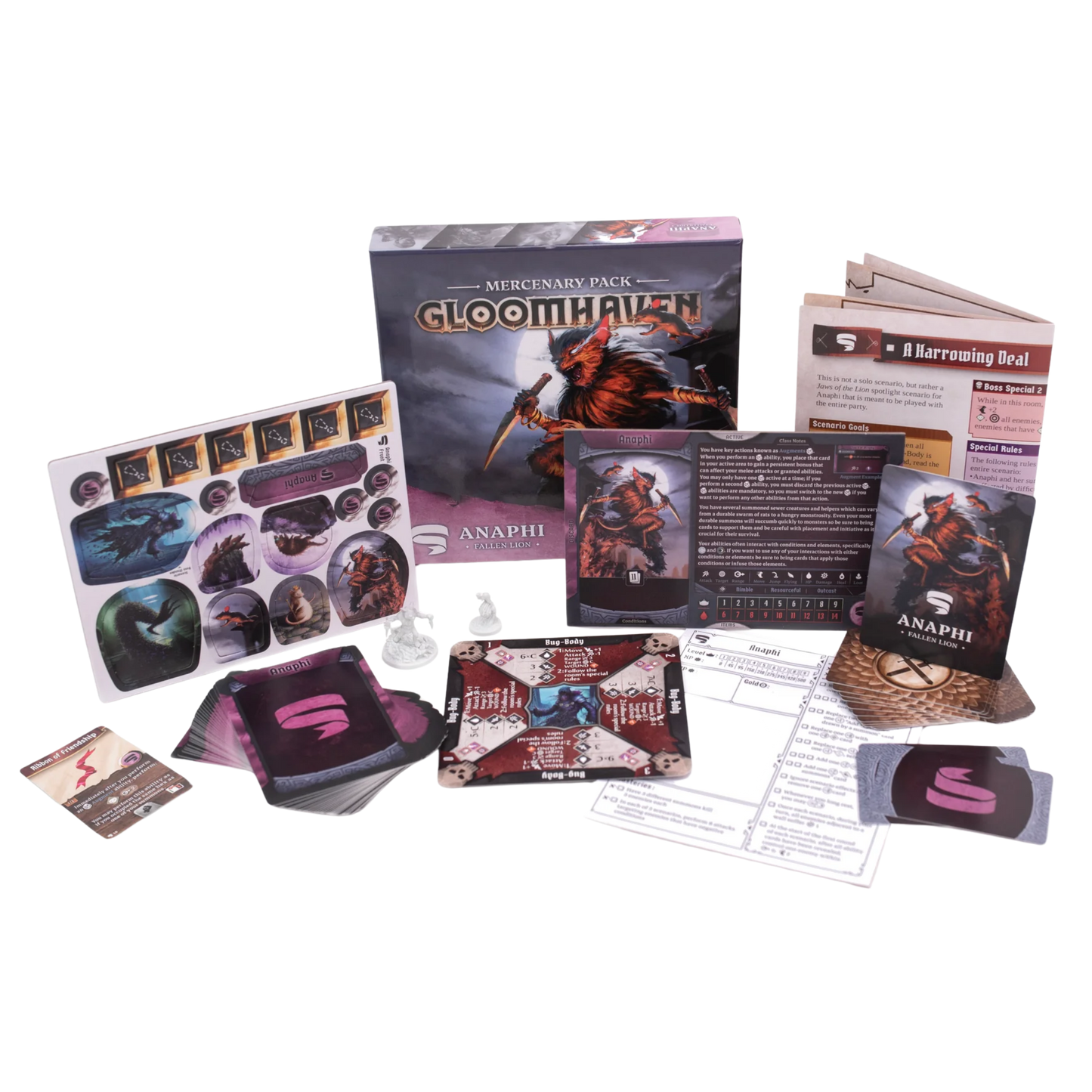 Gloomhaven Mercenary Pack: Anaphi, Fallen Lion