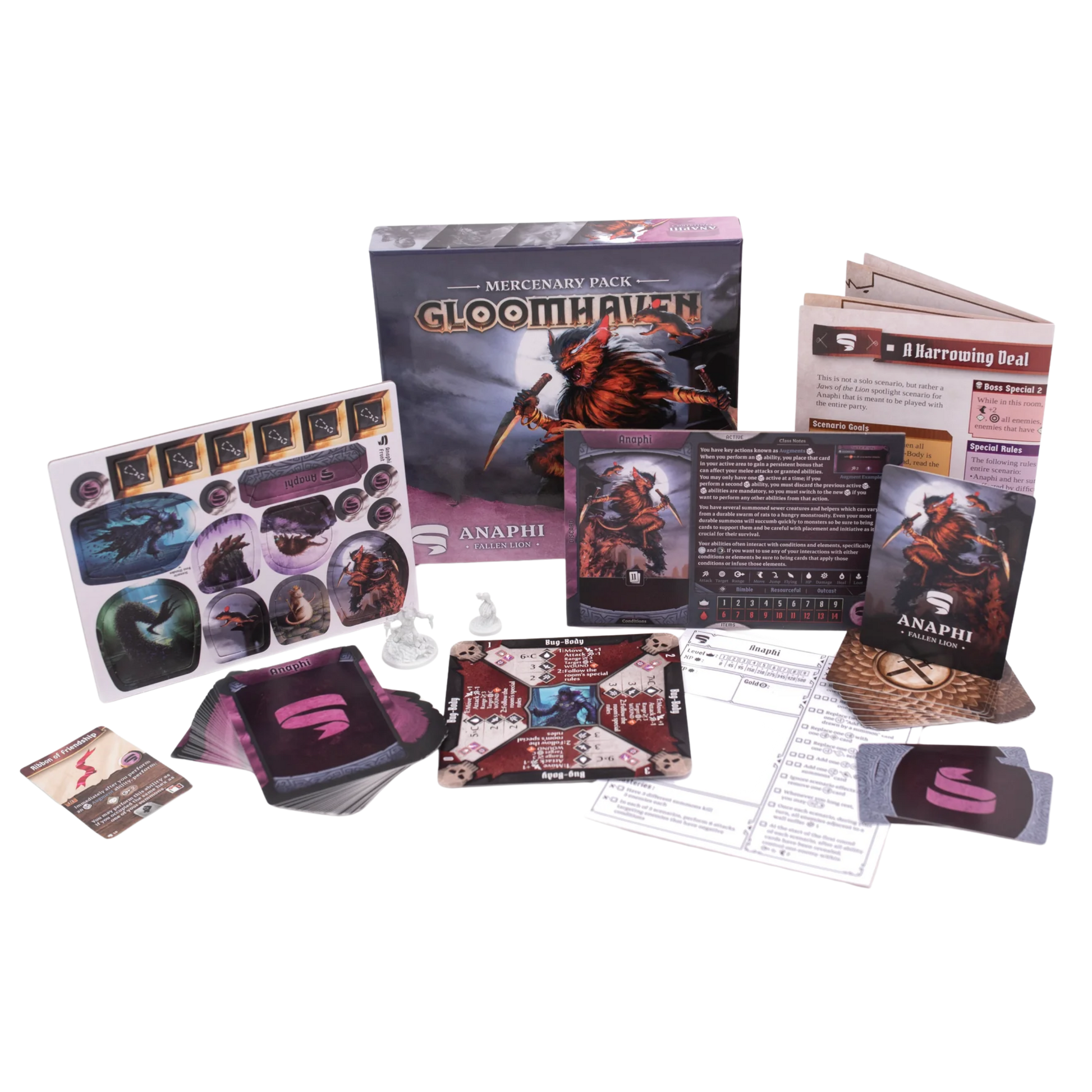 Gloomhaven Mercenary Pack: Anaphi, Fallen Lion