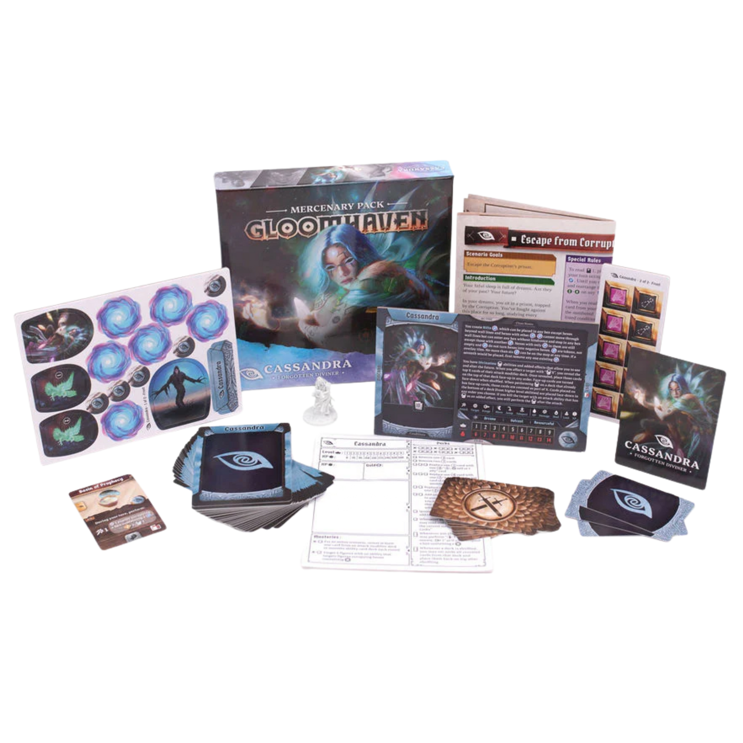 Gloomhaven Mercenary Pack: Cassandra, Forgotten Diviner