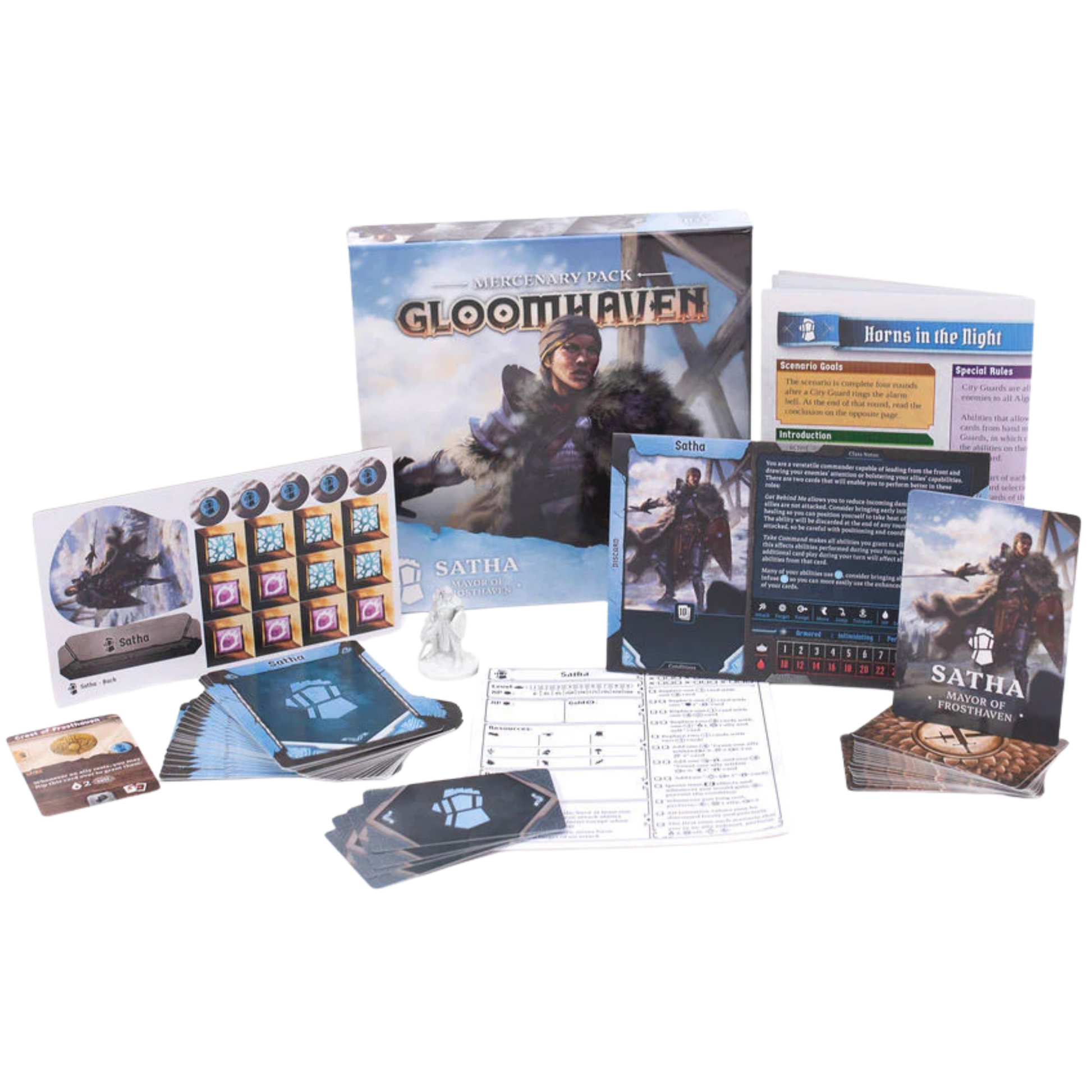 Gloomhaven Mercenary Pack: Satha, Mayor of Frosthaven